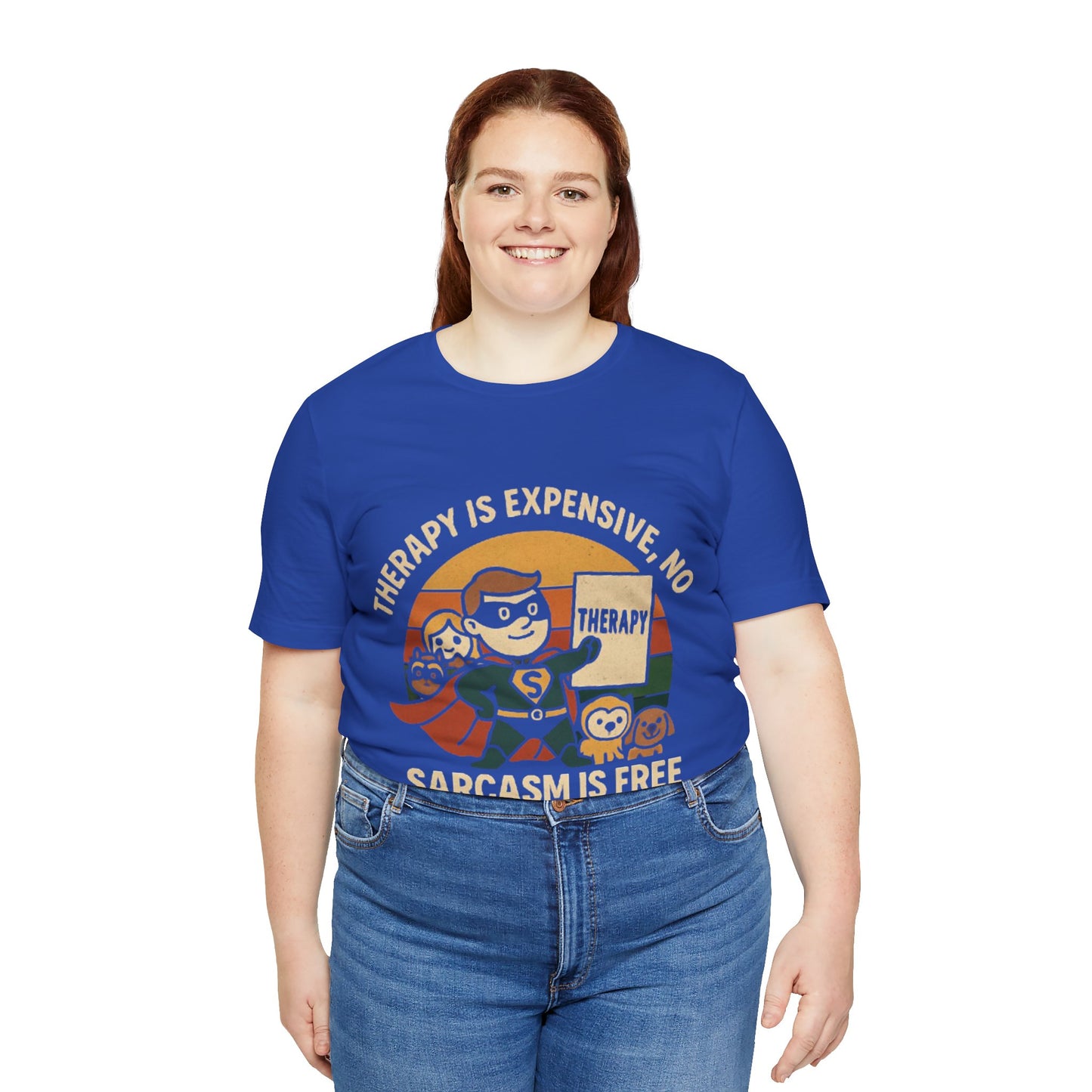 Therapy Humor Tee | Unisex Jersey Short Sleeve Tee, Mental Health Awareness