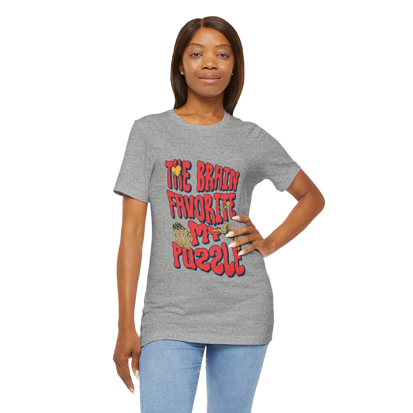 Psychology Enthusiast Unisex Tee - The Brain is my Favorite Puzzle