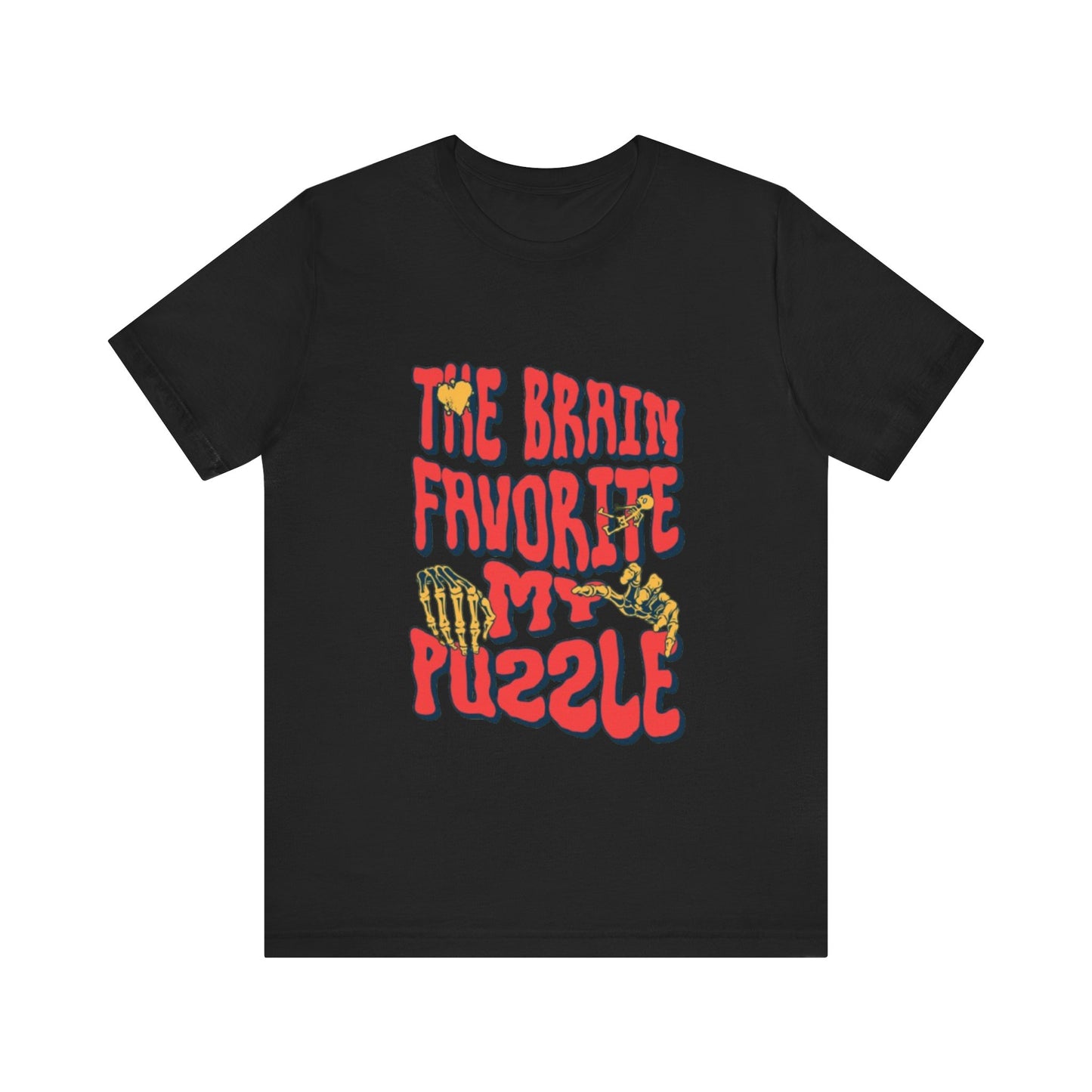 Psychology Enthusiast Unisex Tee - The Brain is my Favorite Puzzle