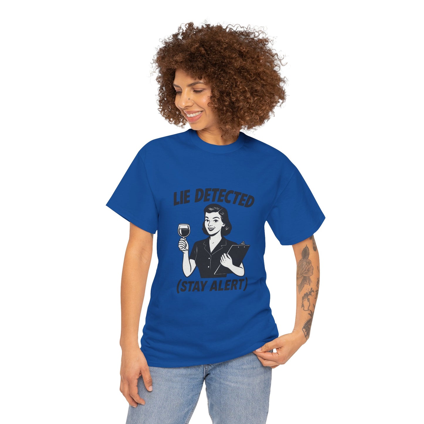 Funny Lie Detected Unisex Tee
