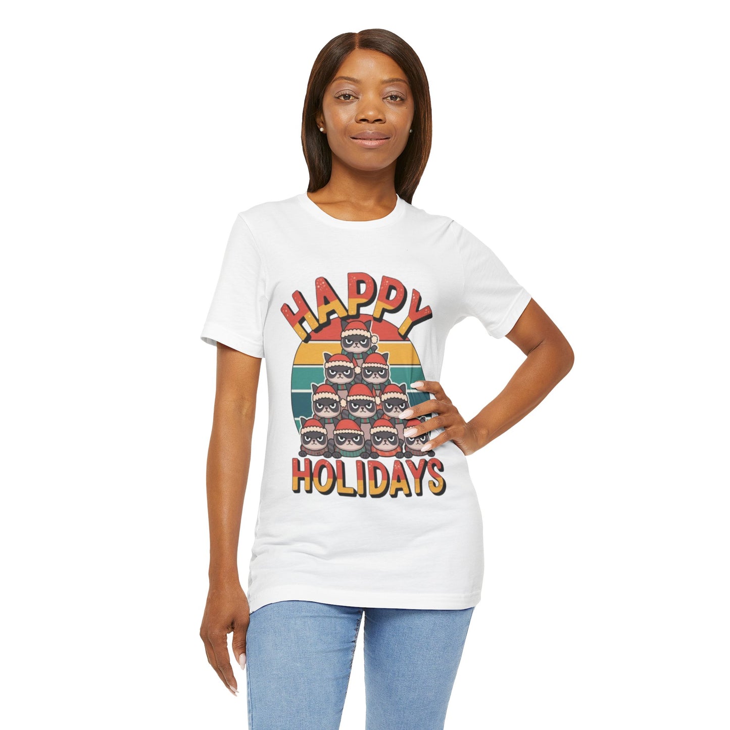 Unisex Jersey Short Sleeve Tee - Happy Holidays