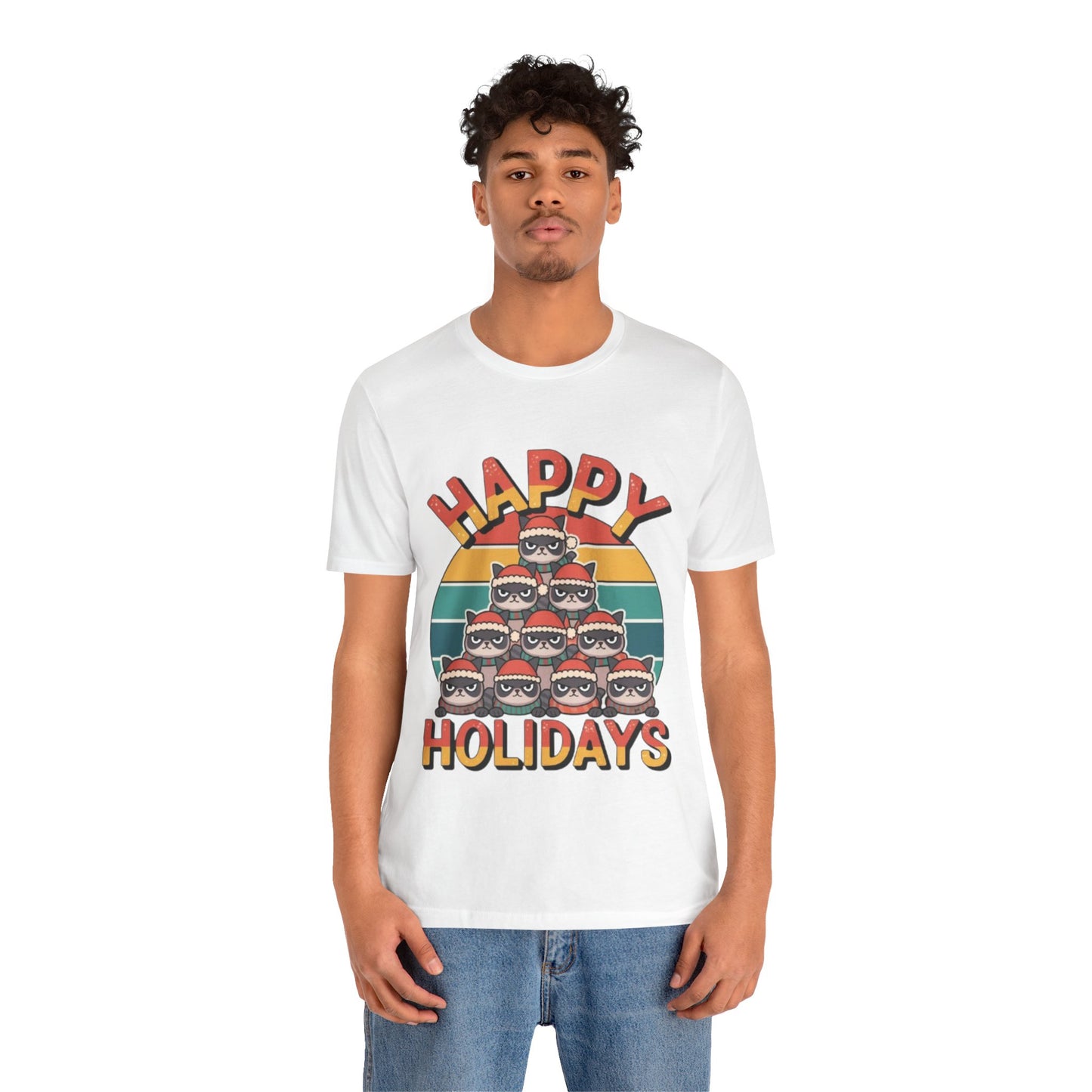 Unisex Jersey Short Sleeve Tee - Happy Holidays