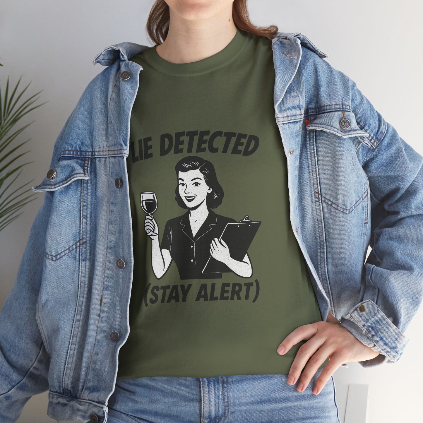 Funny Lie Detected Unisex Tee