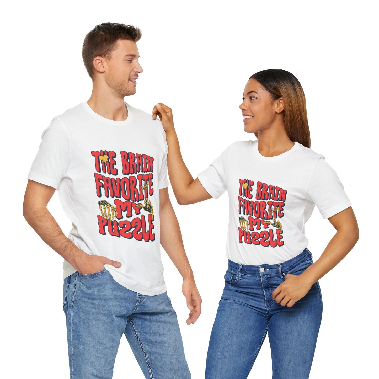 Psychology Enthusiast Unisex Tee - The Brain is my Favorite Puzzle