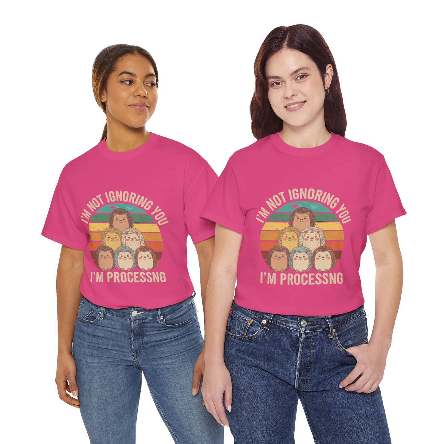 Funny Psychology Unisex Tee - 'I'm Not Ignoring You, I'm Processing'