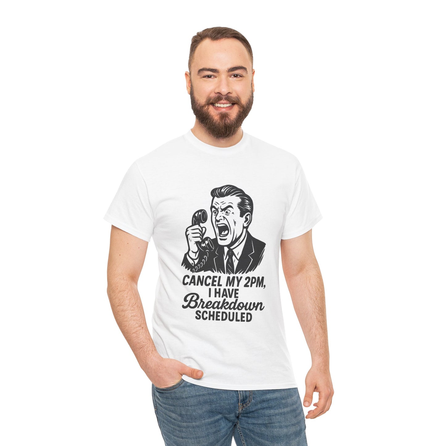 Humorous Unisex Cotton Tee – Perfect Gift for Stress Relief
