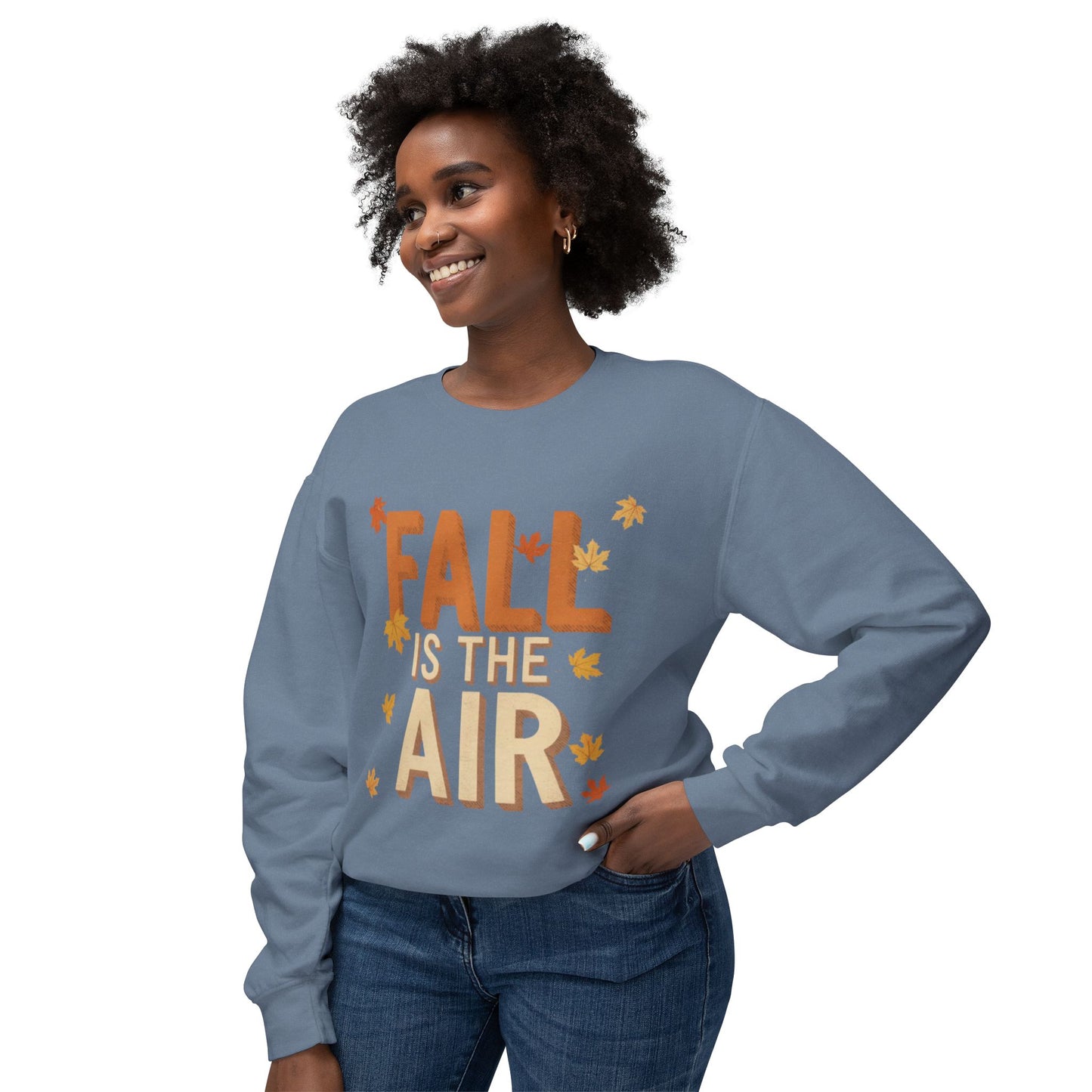 Fall Vibes Crewneck Sweatshirt - Unisex Lightweight