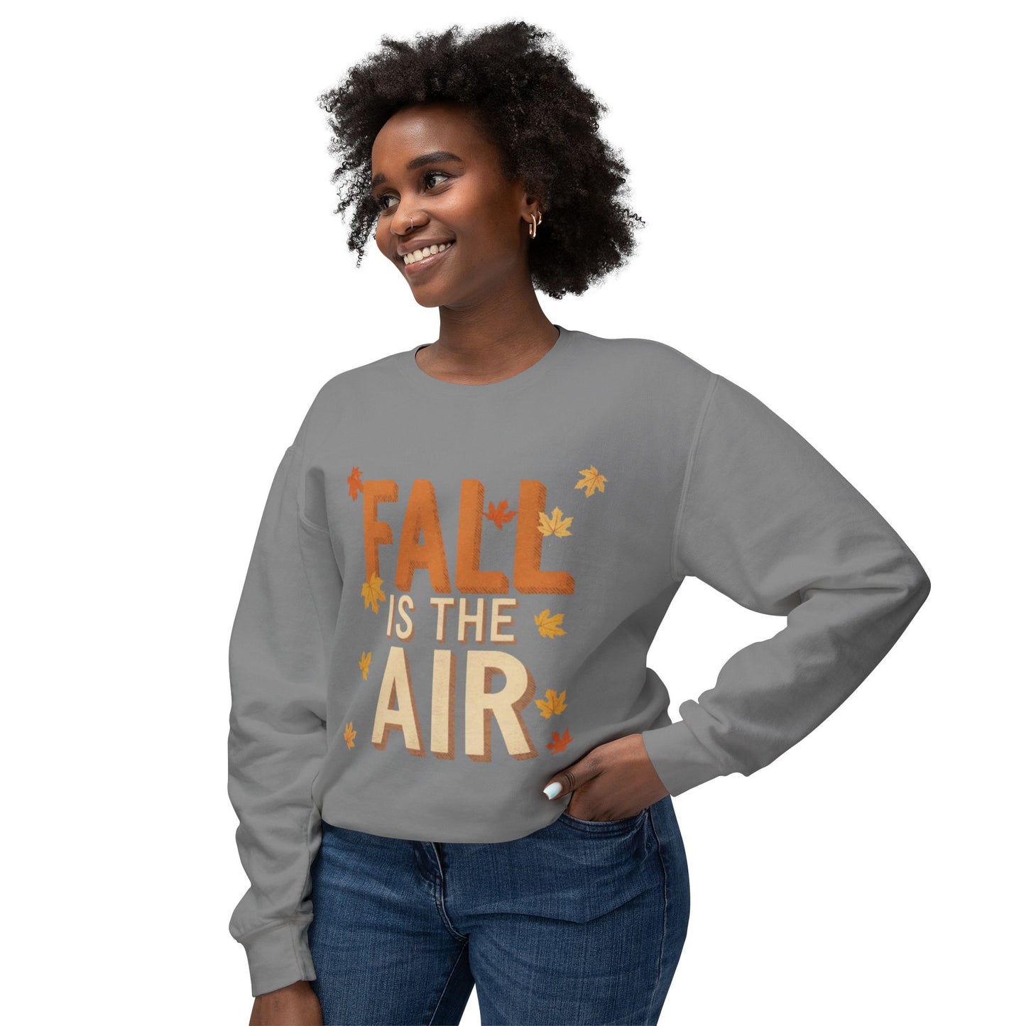 Fall Vibes Crewneck Sweatshirt - Unisex Lightweight