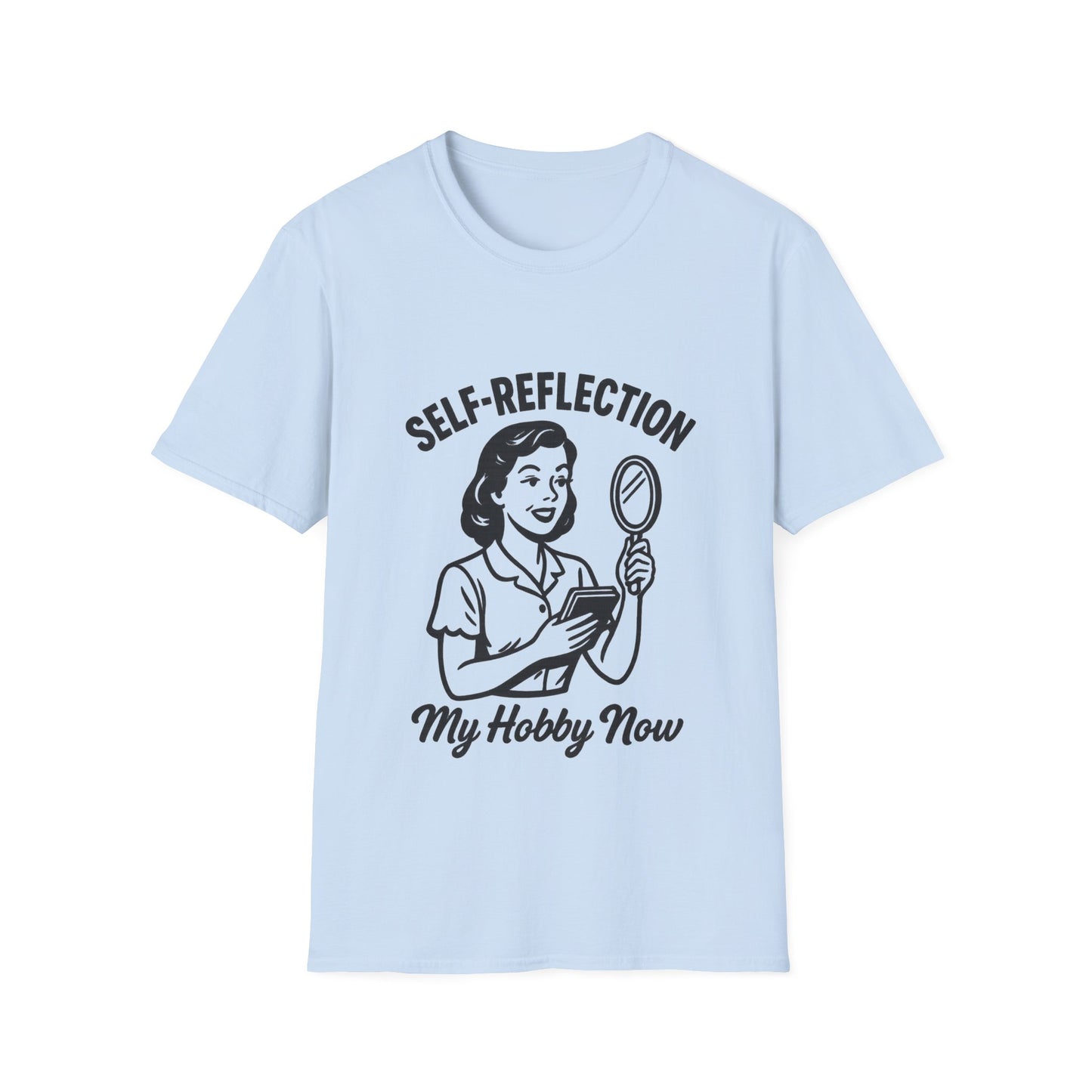 Self-Reflection Motivational Unisex T-Shirt, Self-Care Gift
