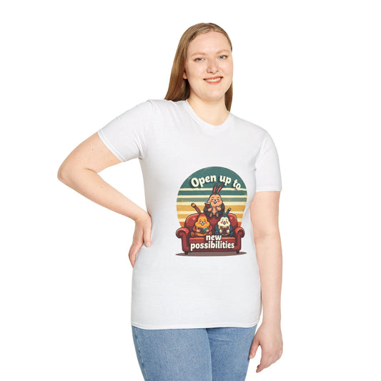 Motivational T-Shirt - Open Up to New Possibilities