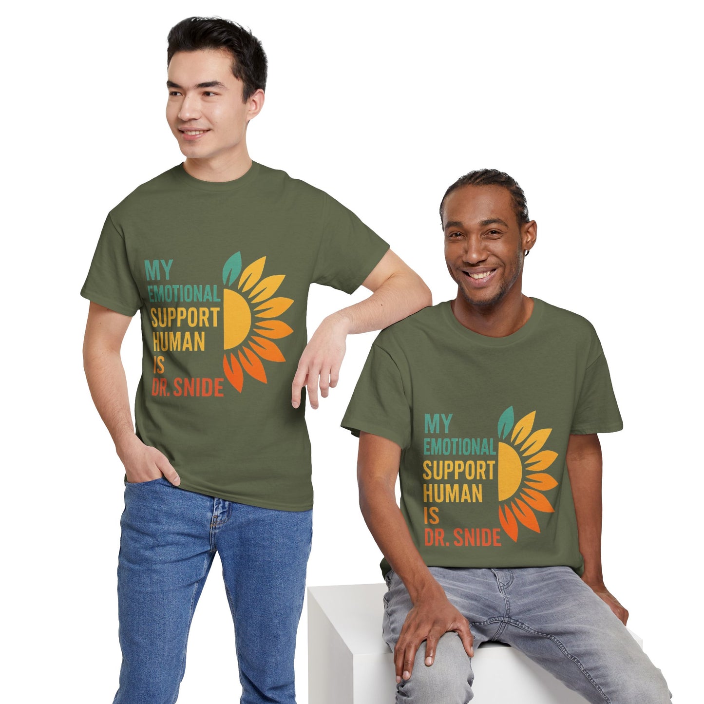 Emotional Support Unisex Tee | Heavy Cotton T-Shirt