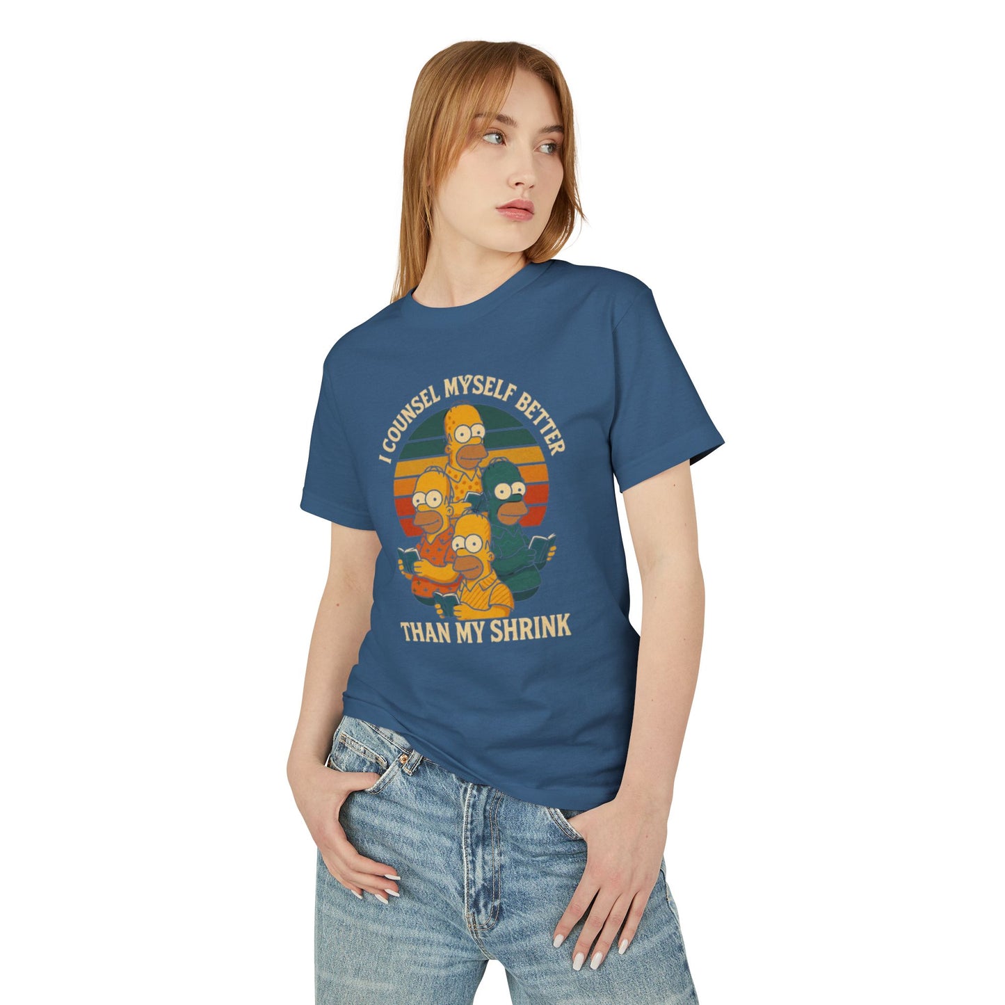 Heavyweight Cotton Tee -I Counsel Myself Better