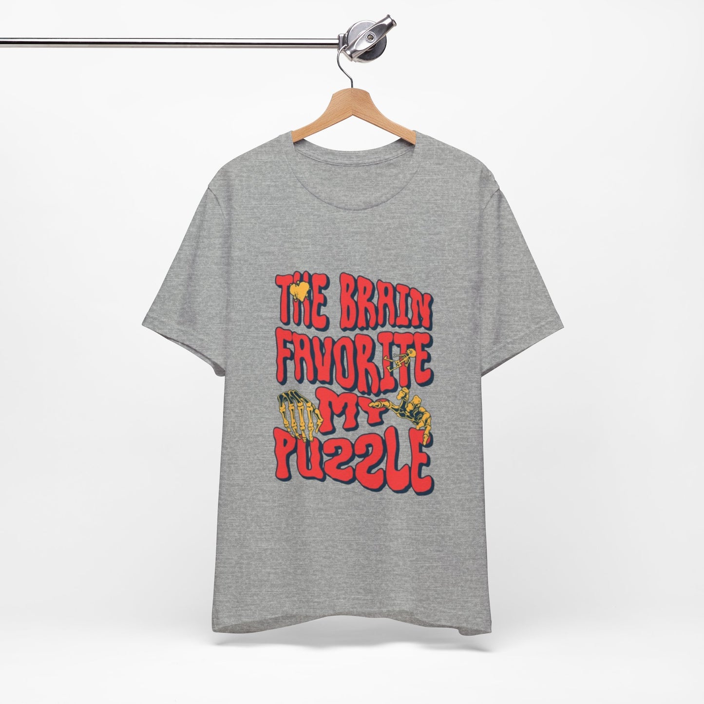 Psychology Enthusiast Unisex Tee - The Brain is my Favorite Puzzle