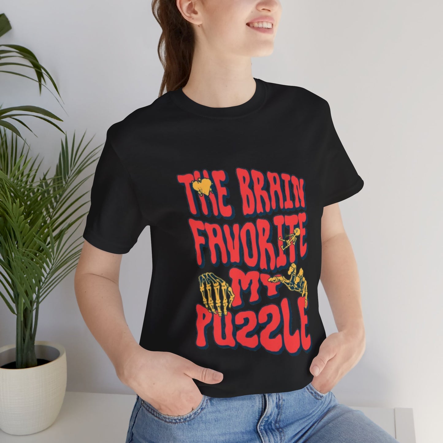 Psychology Enthusiast Unisex Tee - The Brain is my Favorite Puzzle