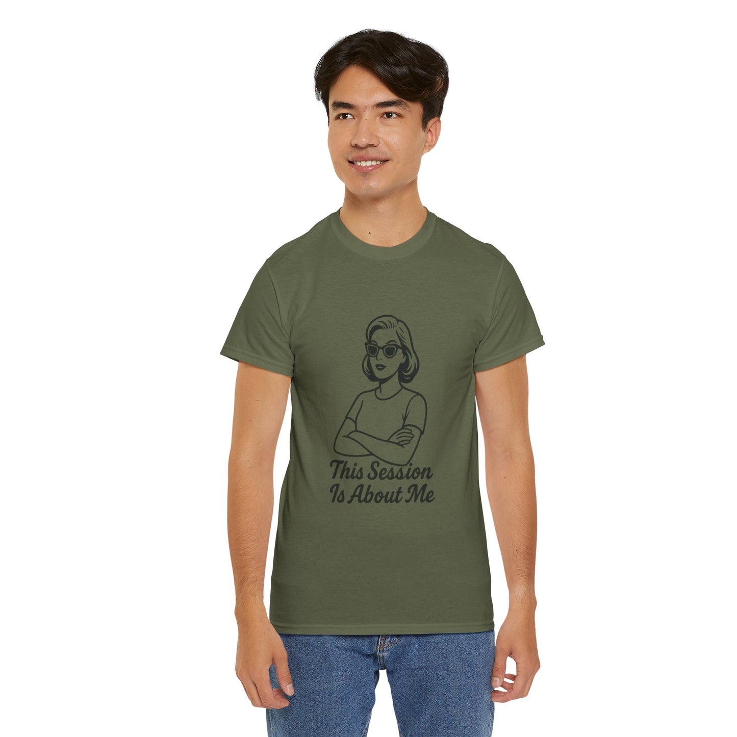 Empowered Statement Tee - This Session Is About Me