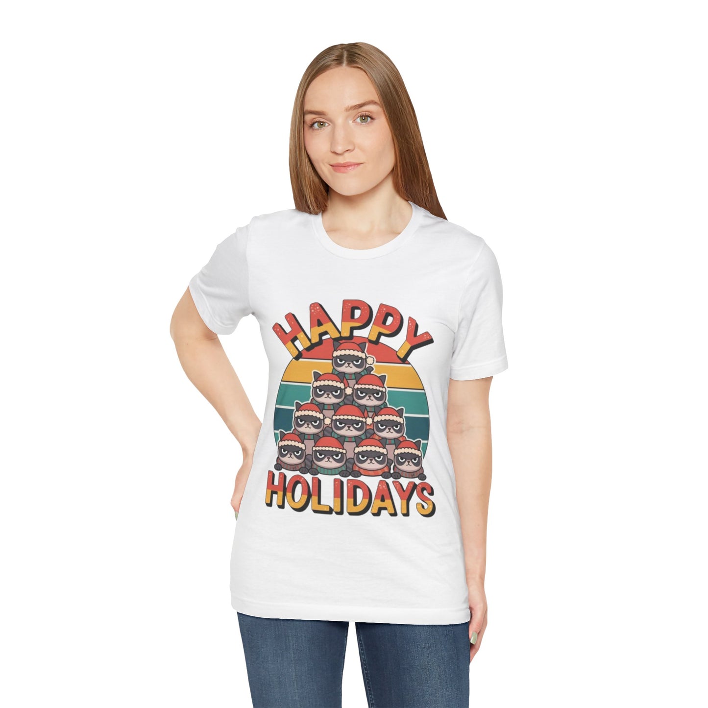 Unisex Jersey Short Sleeve Tee - Happy Holidays