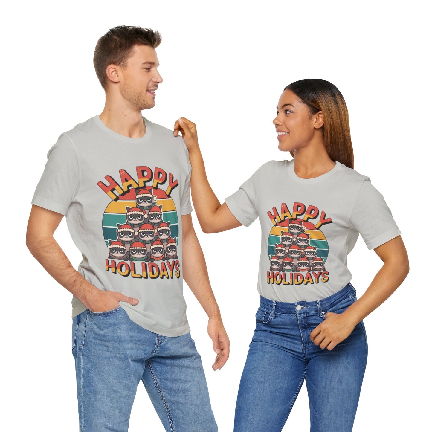 Unisex Jersey Short Sleeve Tee - Happy Holidays