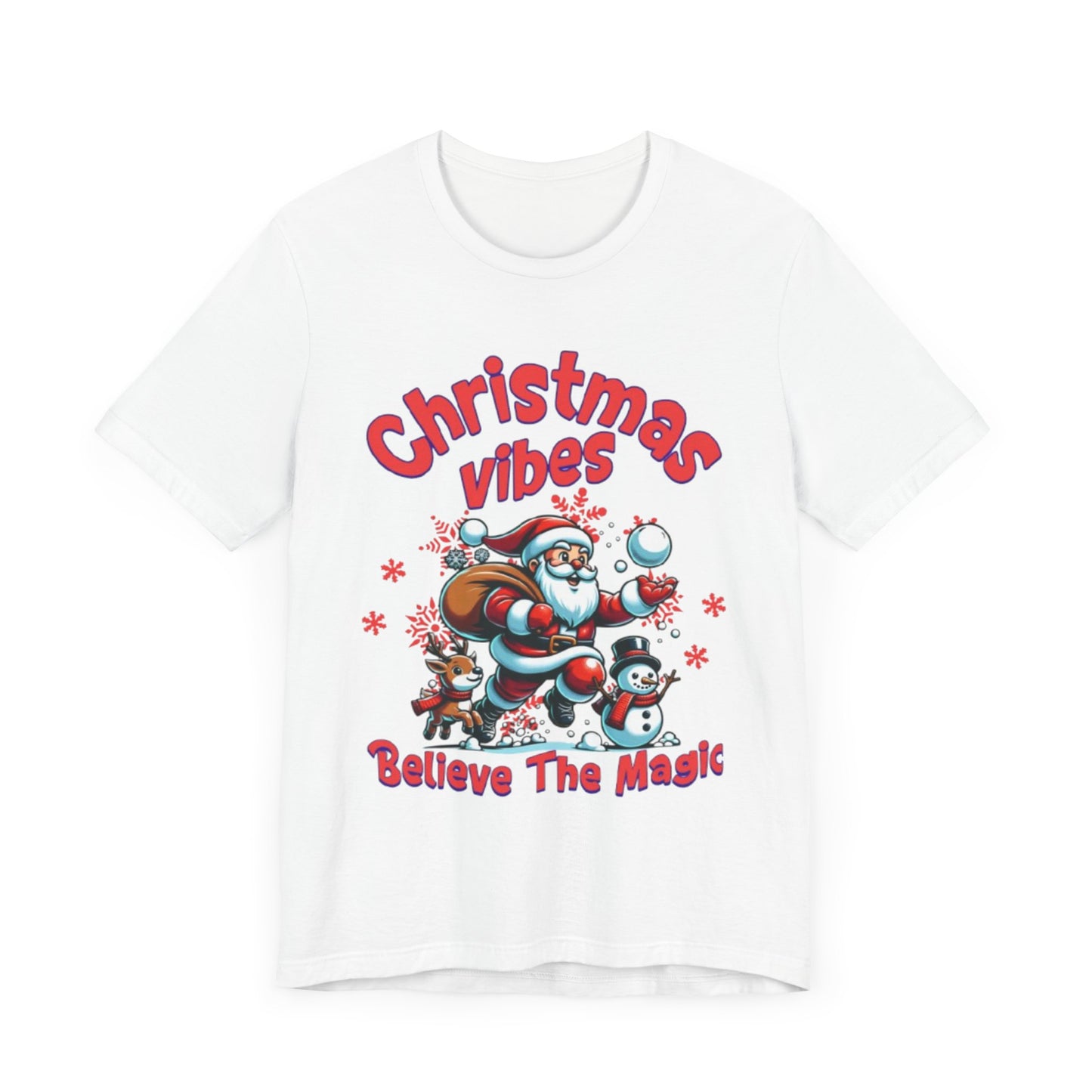 Unisex Jersey Short Sleeve Tee -Christmas vibes