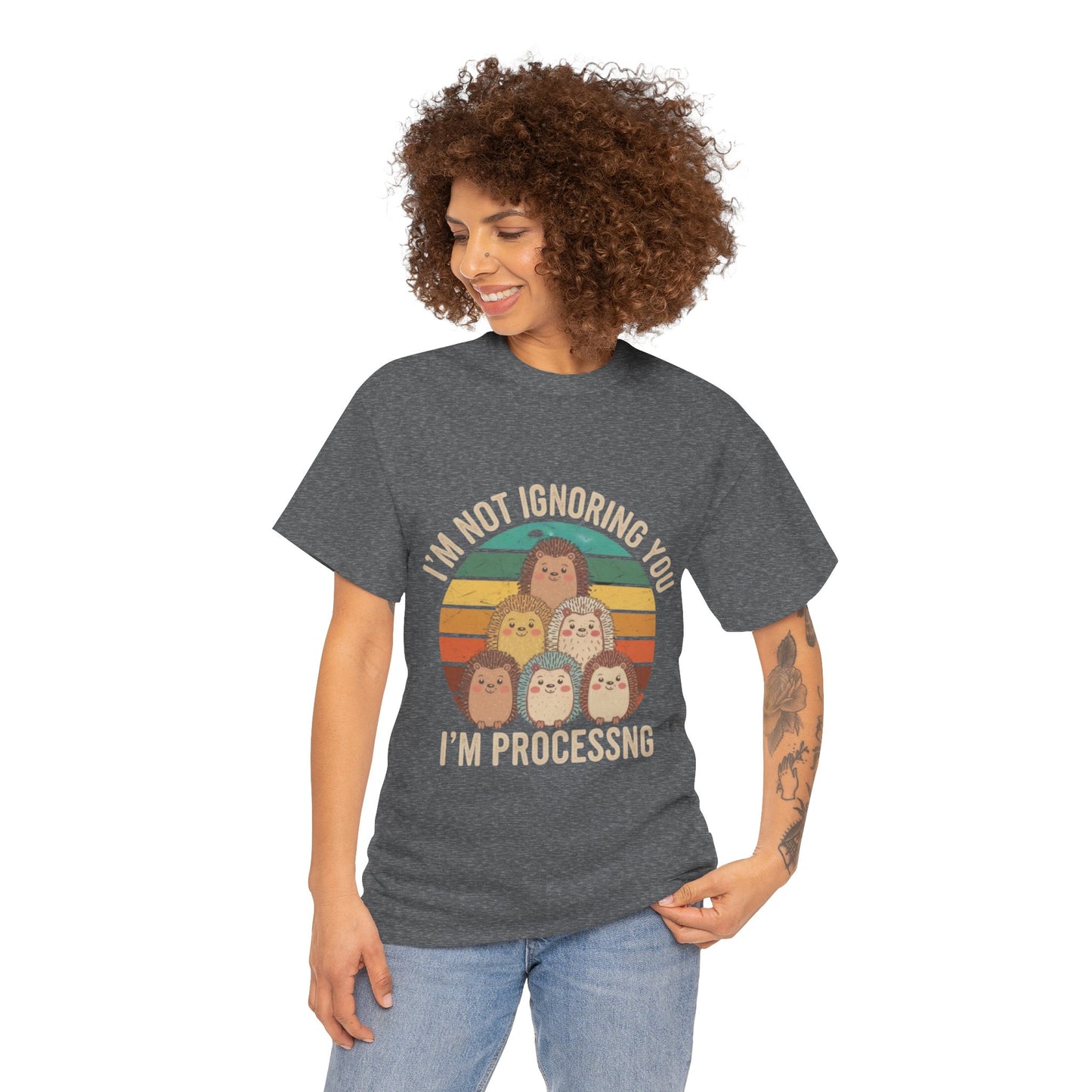 Funny Psychology Unisex Tee - 'I'm Not Ignoring You, I'm Processing'