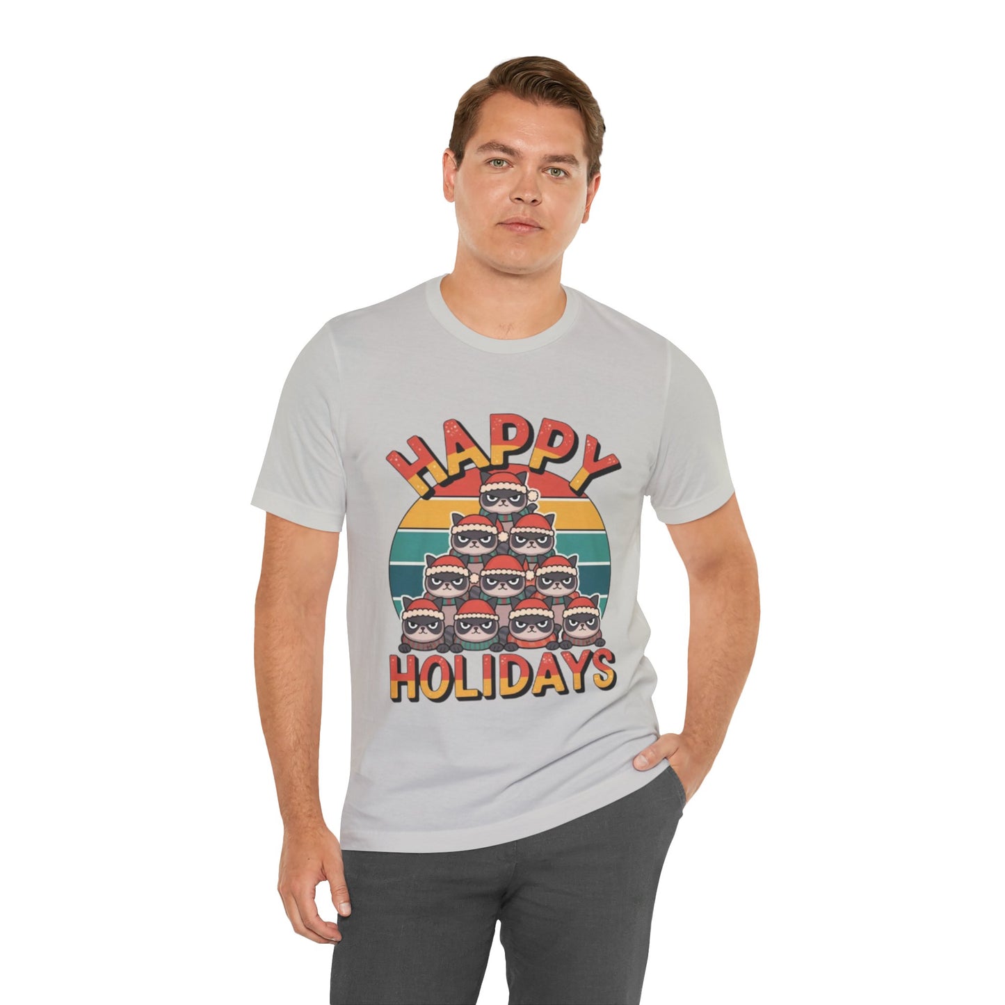 Unisex Jersey Short Sleeve Tee - Happy Holidays