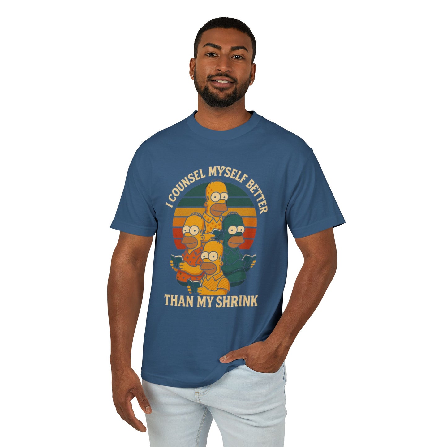 Heavyweight Cotton Tee -I Counsel Myself Better