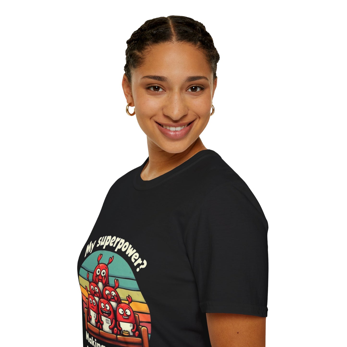 Funny Unisex Softstyle Tee  -My Superpower