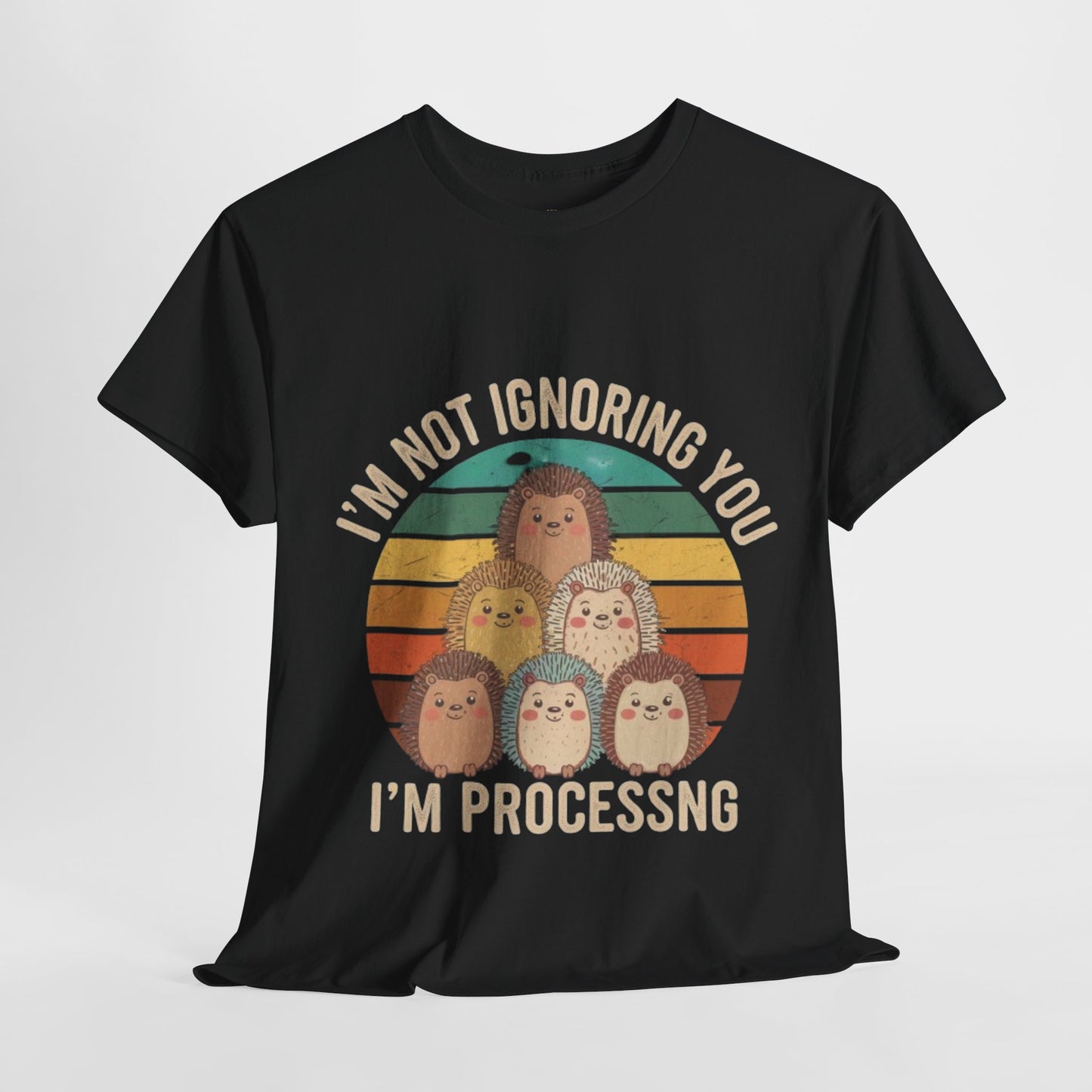Funny Psychology Unisex Tee - 'I'm Not Ignoring You, I'm Processing'
