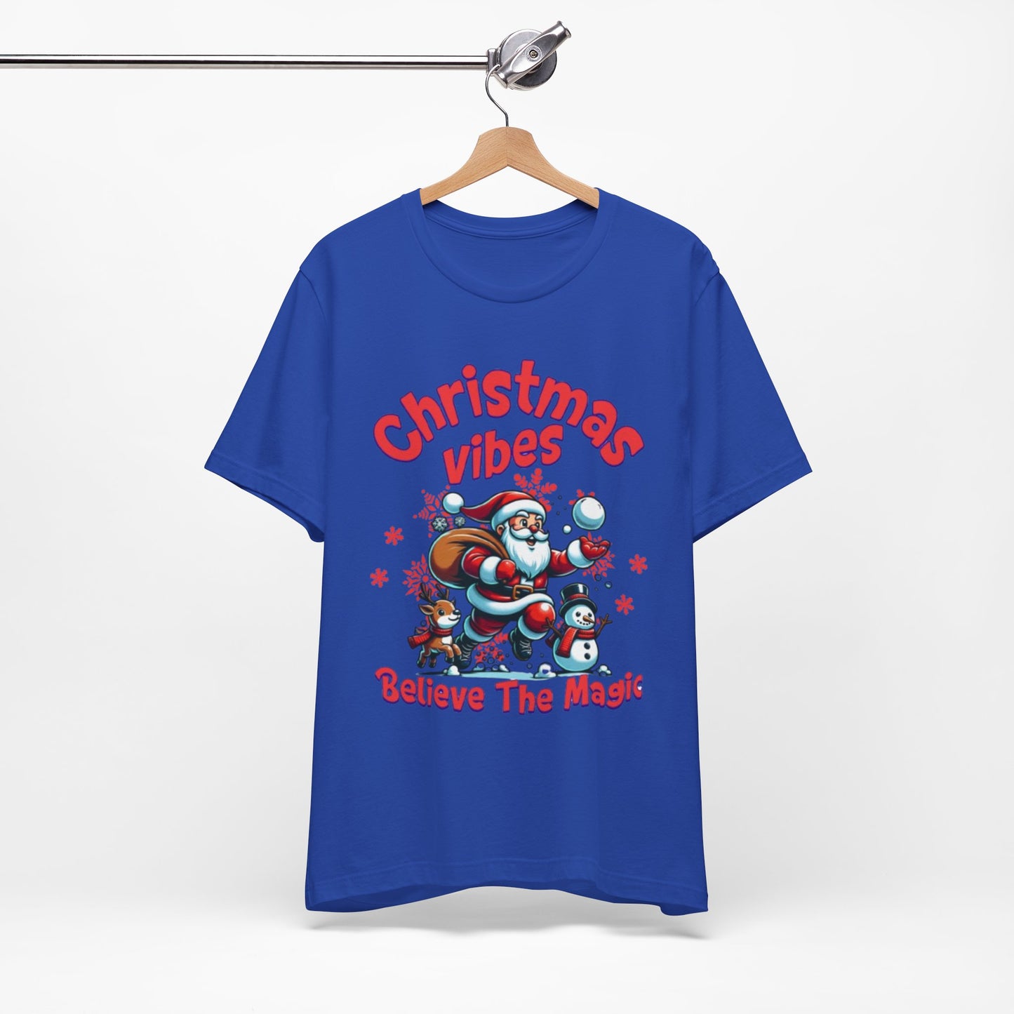 Unisex Jersey Short Sleeve Tee -Christmas vibes