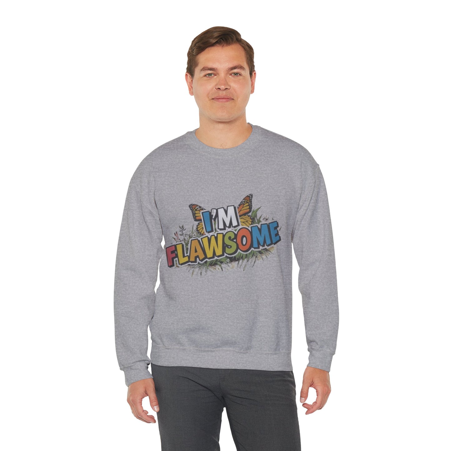 Crewneck Sweatshirt -I'm Flawsome