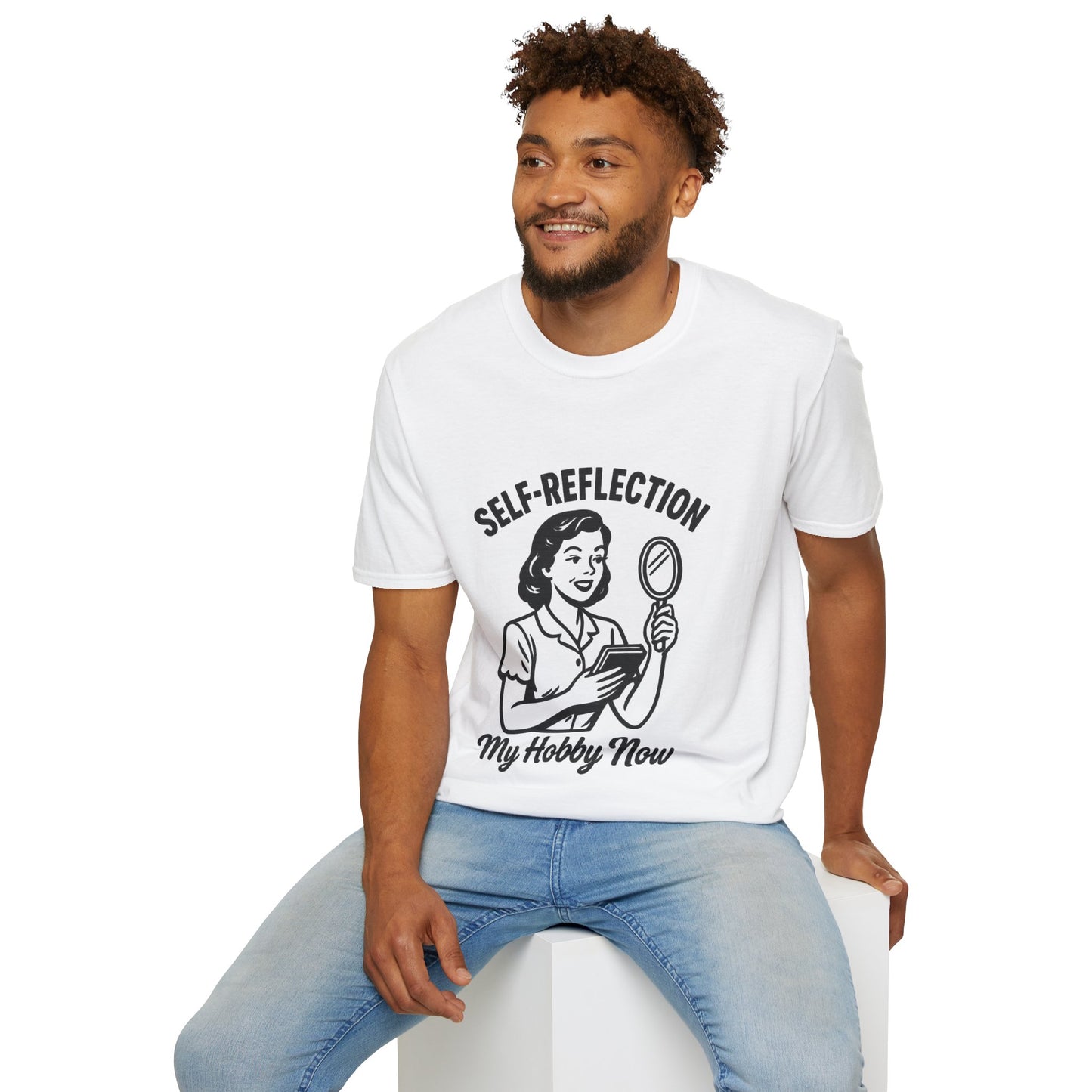 Self-Reflection Motivational Unisex T-Shirt, Self-Care Gift