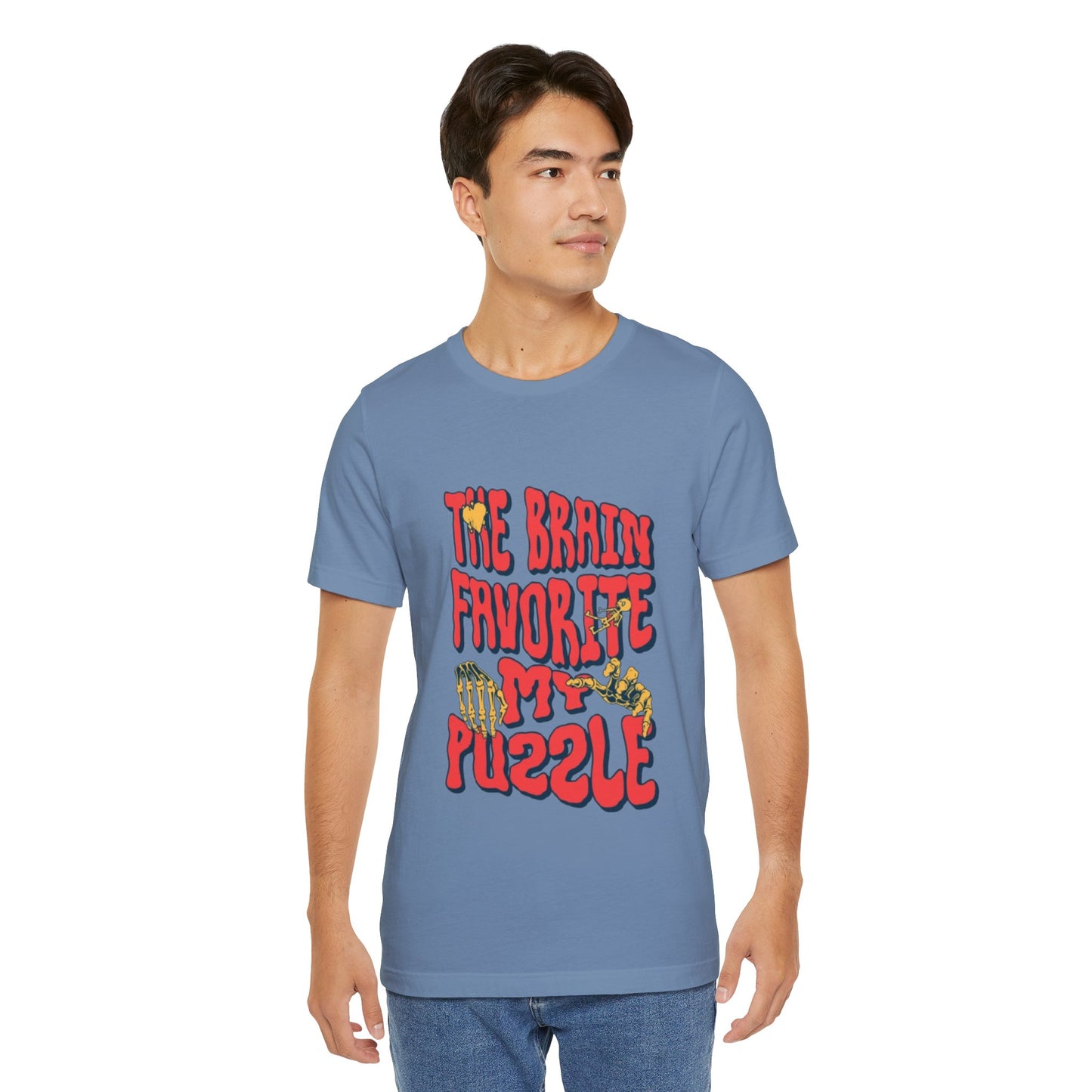 Psychology Enthusiast Unisex Tee - The Brain is my Favorite Puzzle
