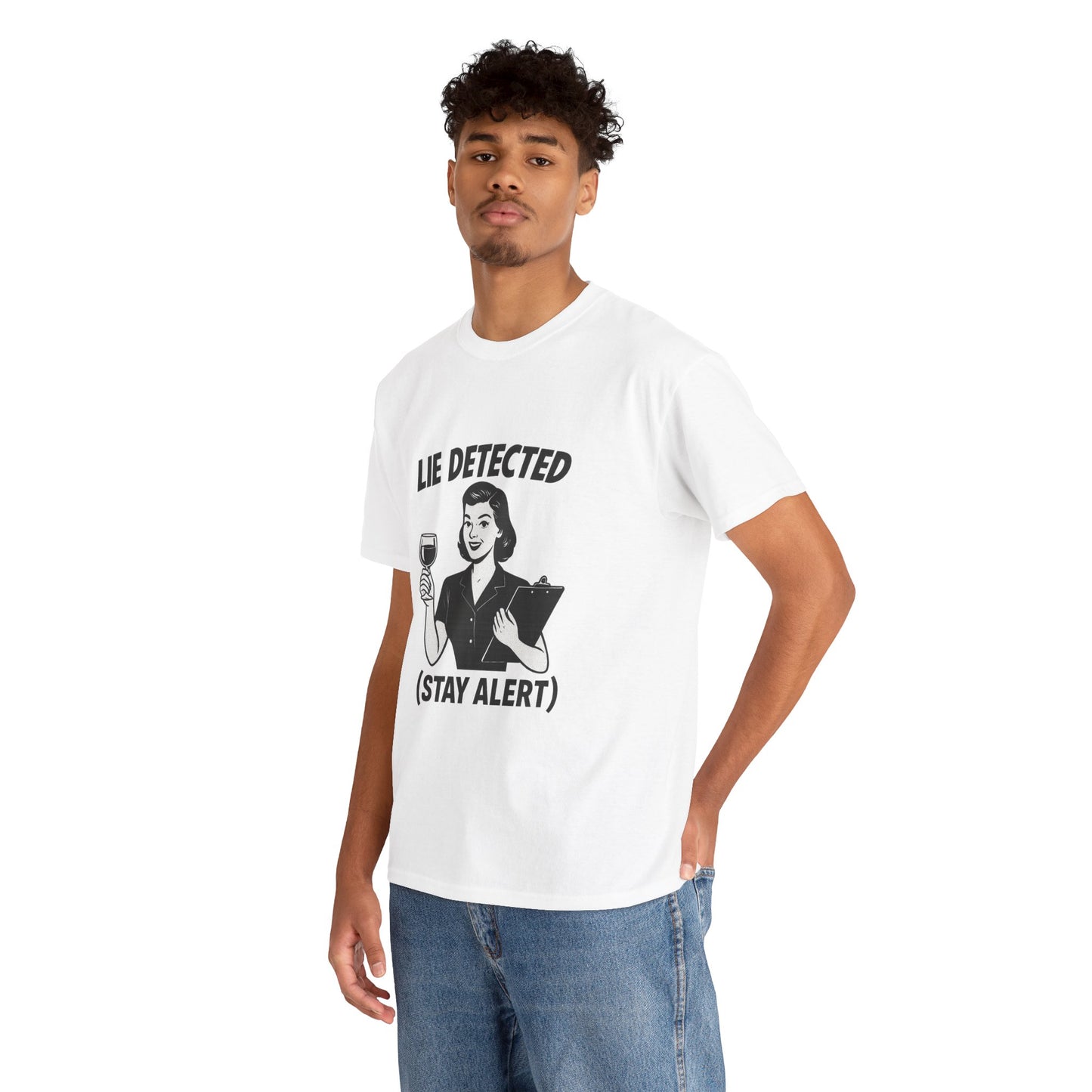 Funny Lie Detected Unisex Tee