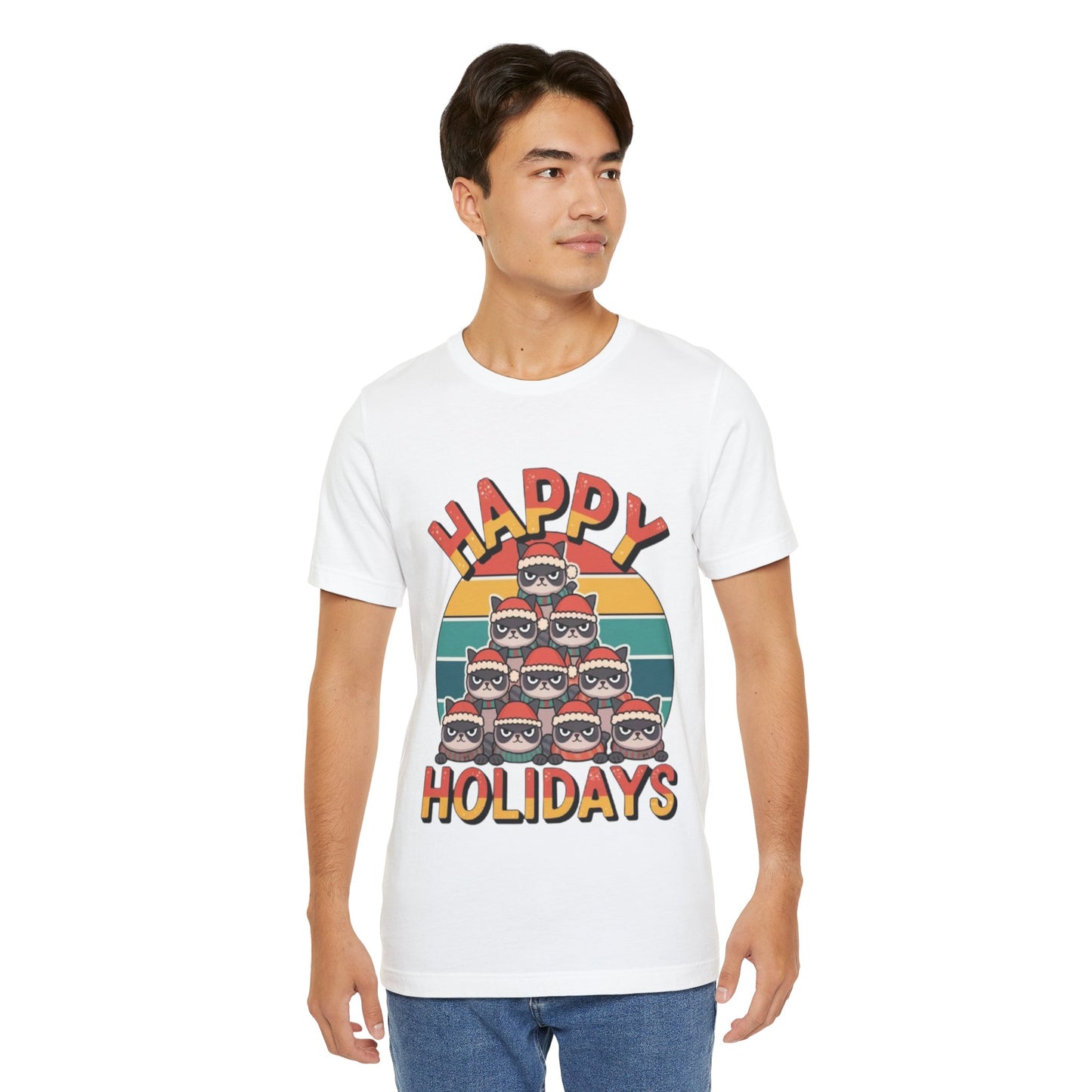 Unisex Jersey Short Sleeve Tee - Happy Holidays