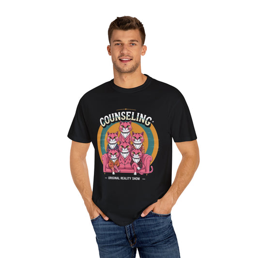 Unisex Garment-Dyed T-Shirt -Counseling Cats