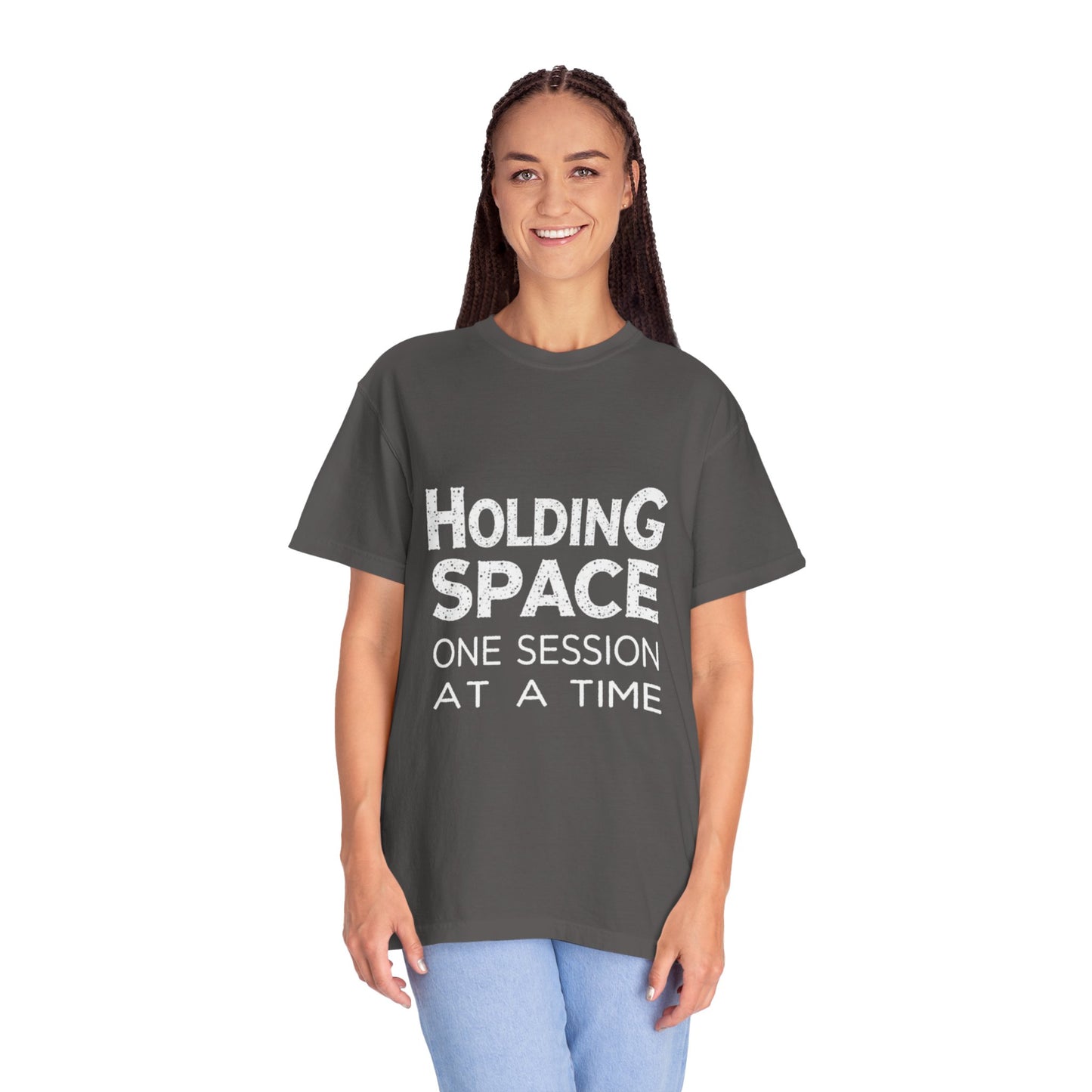 Unisex Garment-Dyed T-shirt -Holding Space
