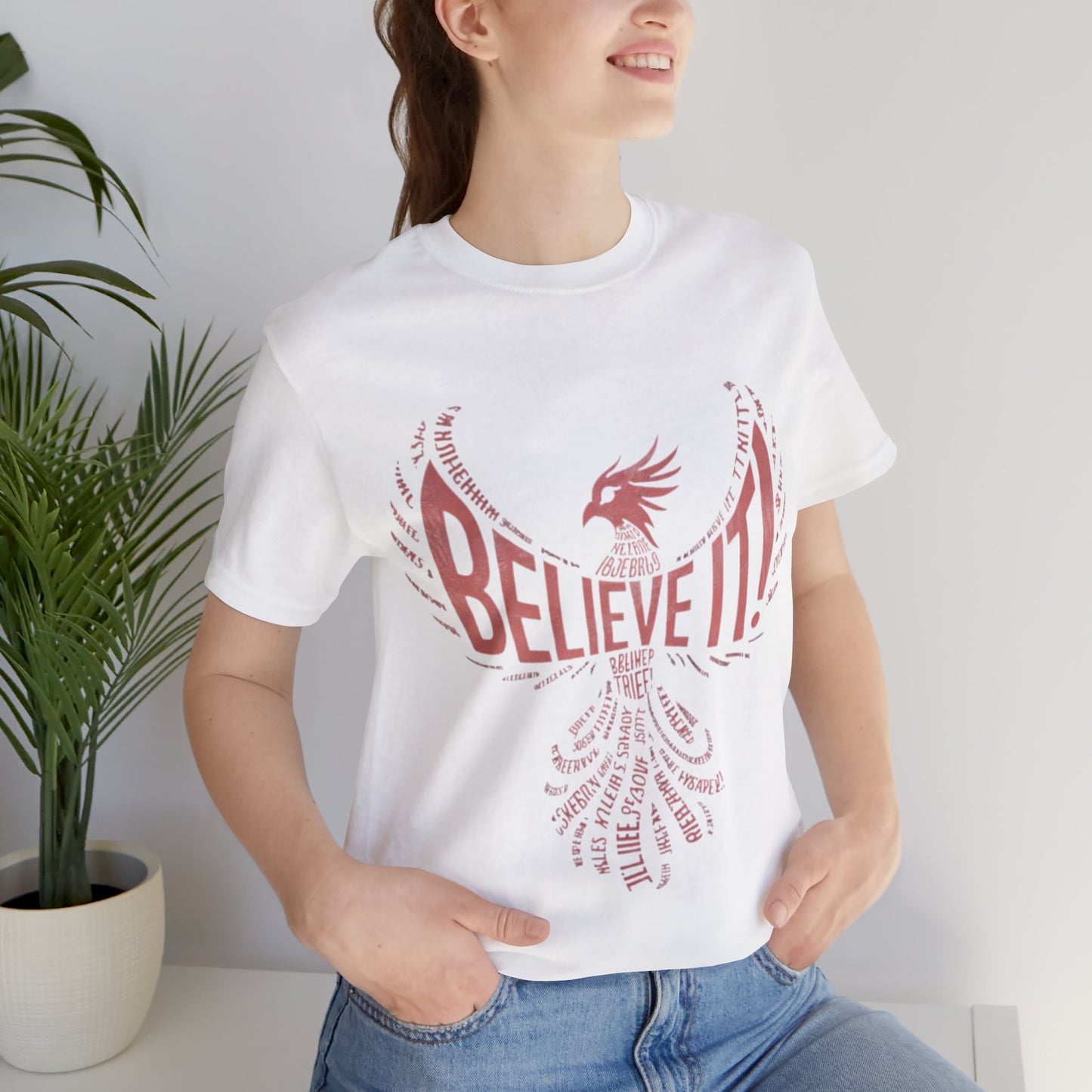 Unisex Jersey Short Sleeve Tee -Believe it