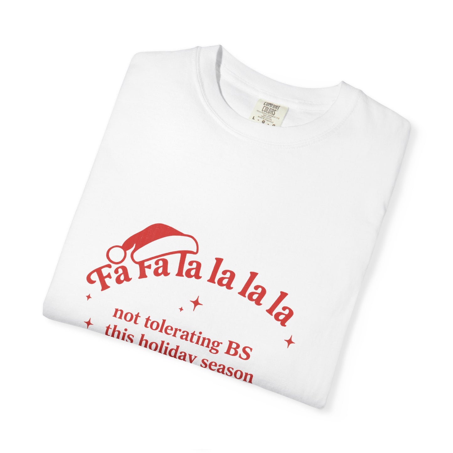 Not Tolerating BS This Holiday Season T-shirt | Sassy Sarcastic Therapist Humor