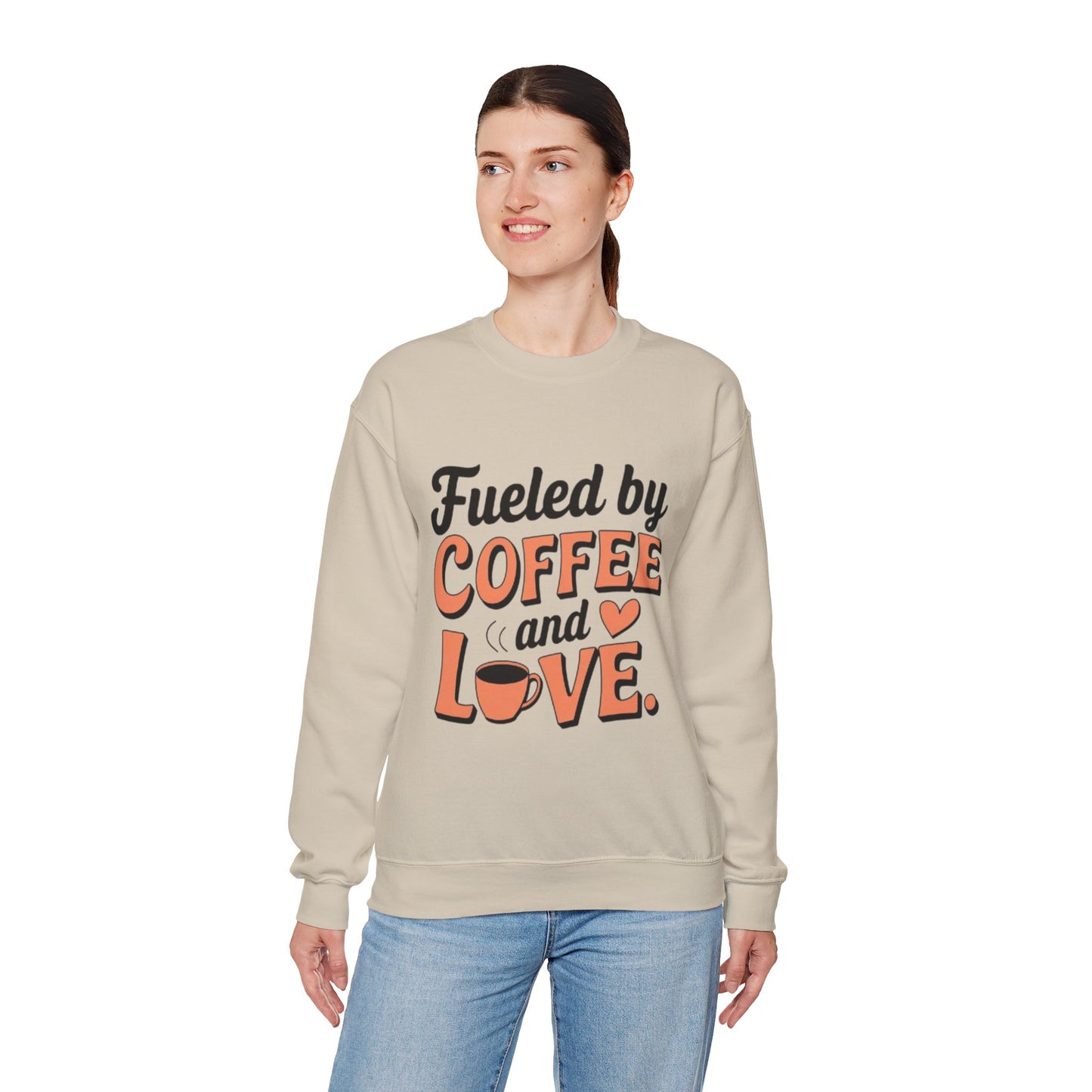 Cinched Bottom Hoodie - Fueled by Coffee and Love