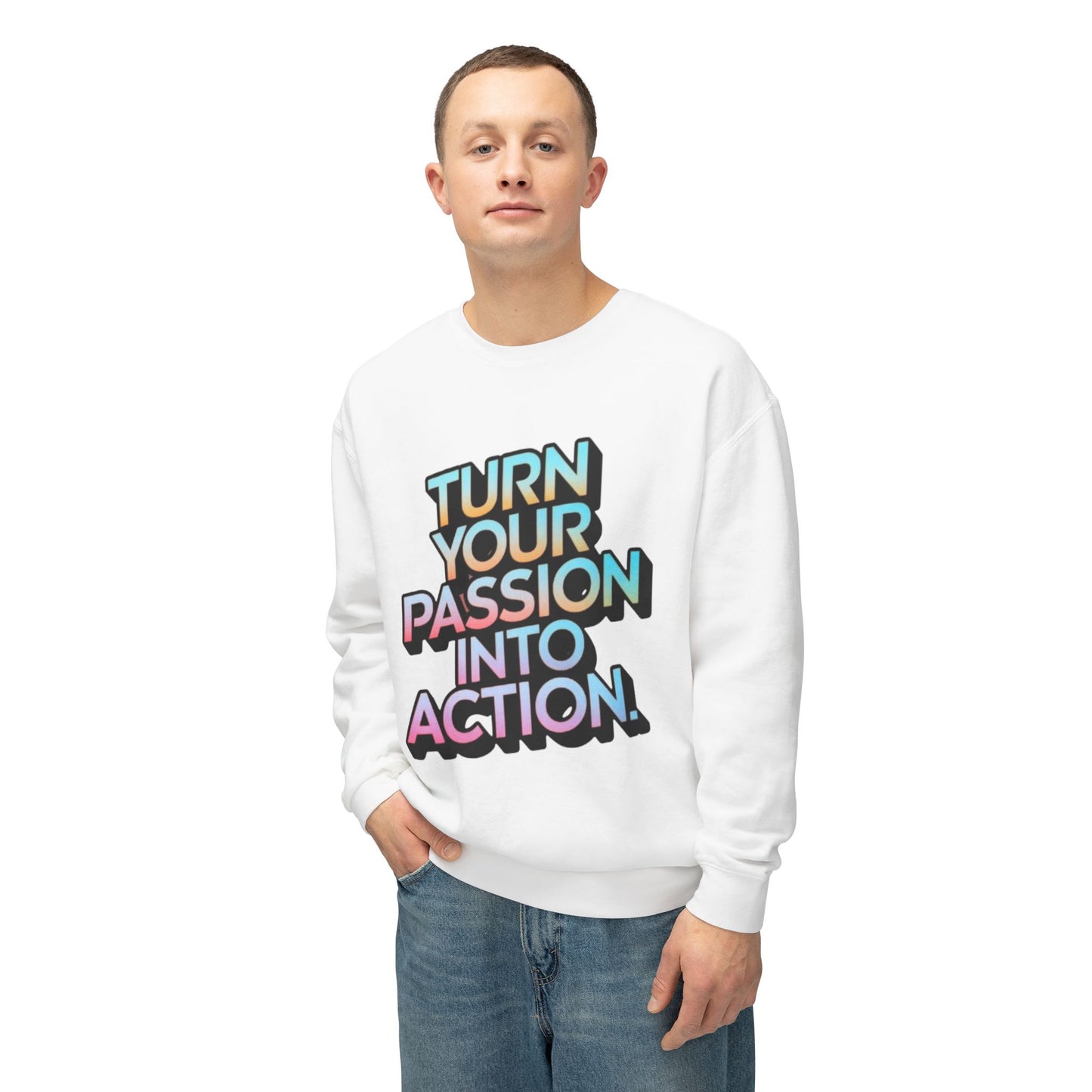 Passion into Action Lightweight Crewneck Sweatshirt