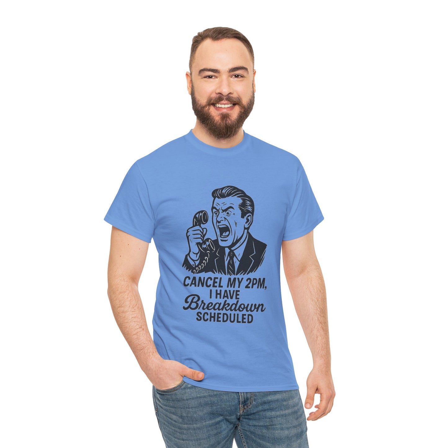 Humorous Unisex Cotton Tee – Perfect Gift for Stress Relief