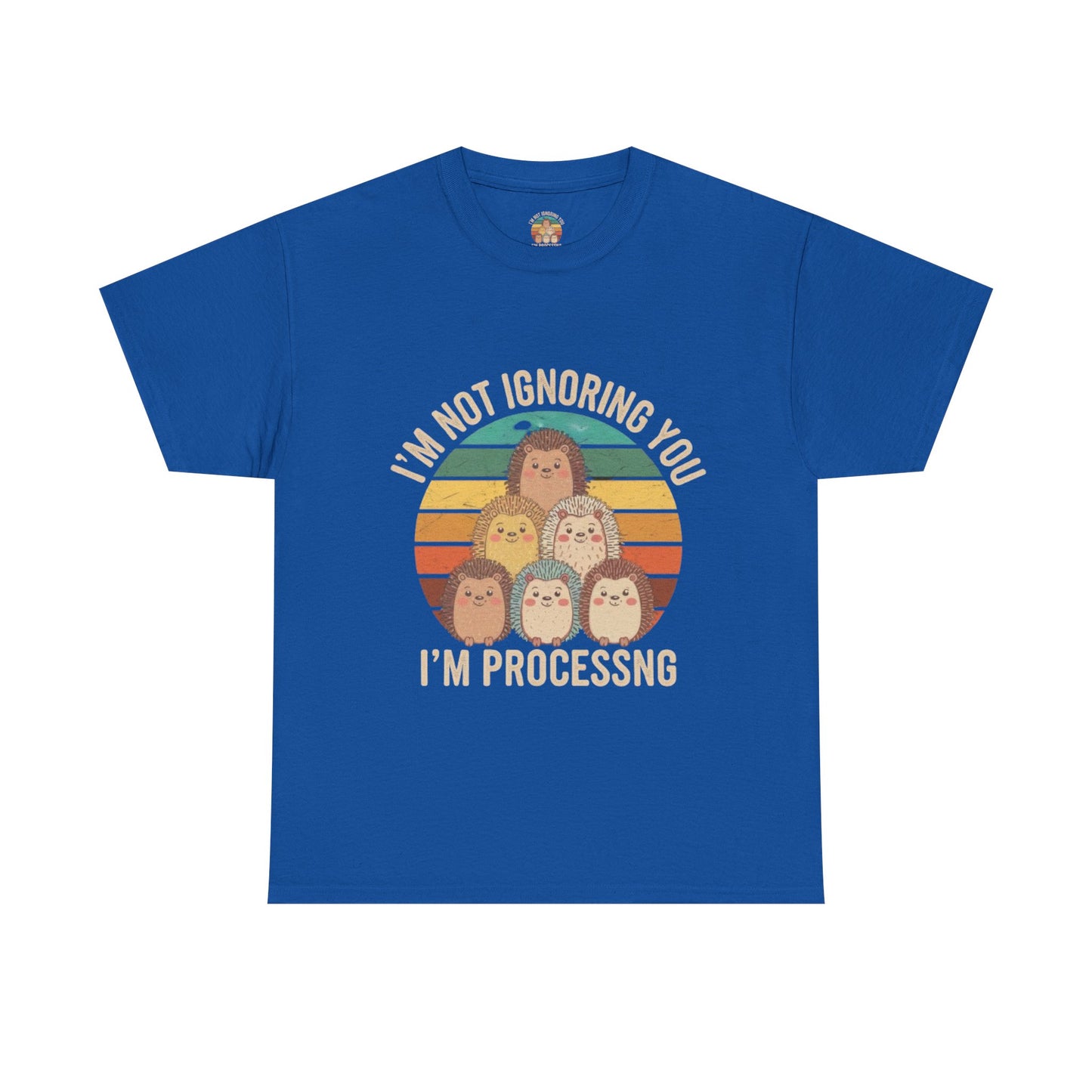 Funny Psychology Unisex Tee - 'I'm Not Ignoring You, I'm Processing'