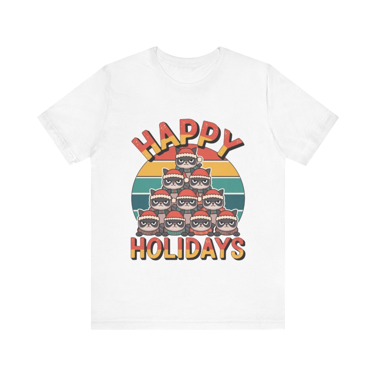 Unisex Jersey Short Sleeve Tee - Happy Holidays