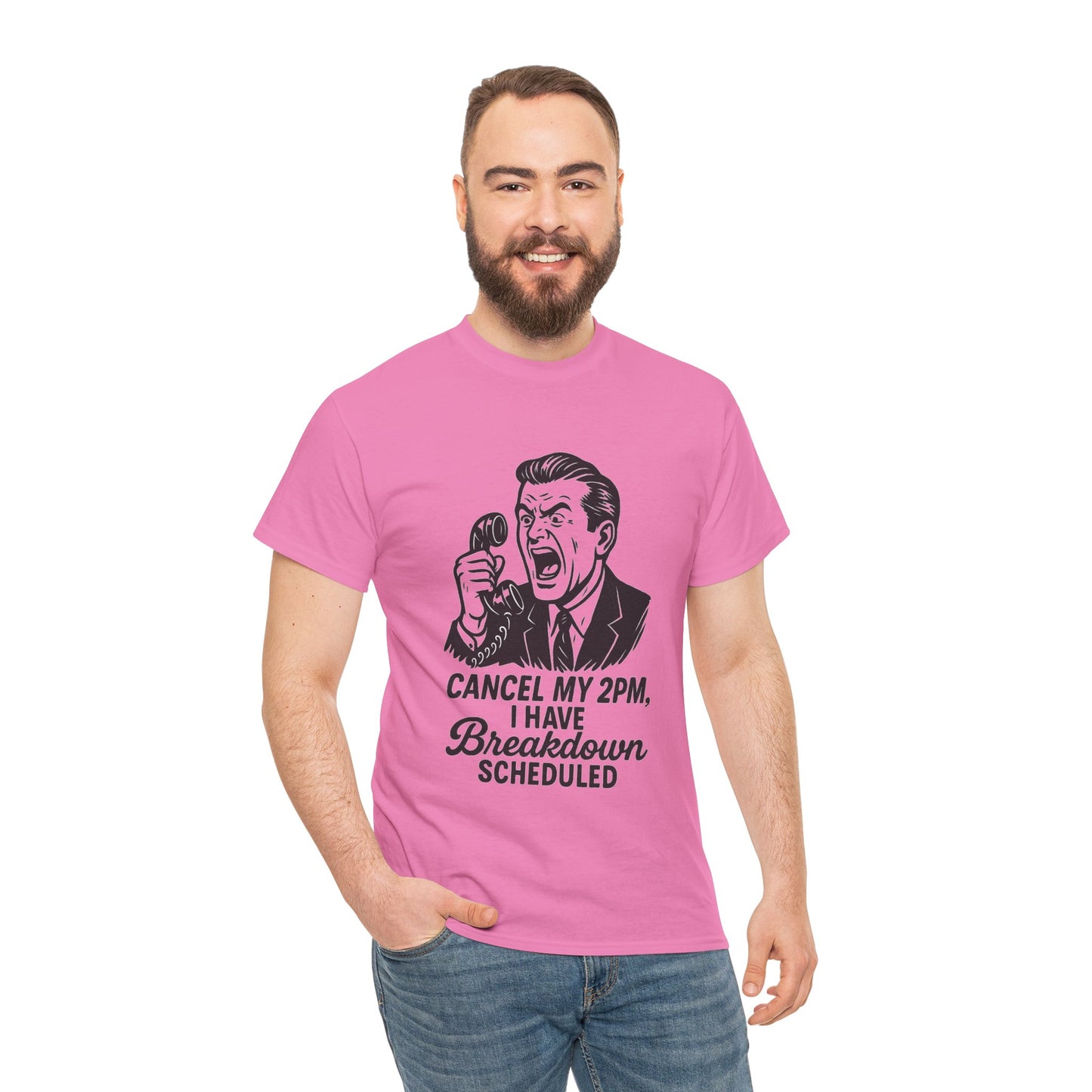 Humorous Unisex Cotton Tee – Perfect Gift for Stress Relief