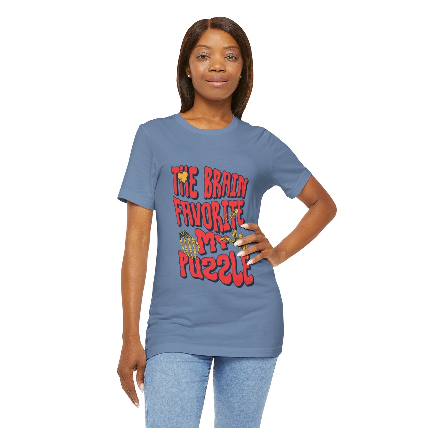 Psychology Enthusiast Unisex Tee - The Brain is my Favorite Puzzle