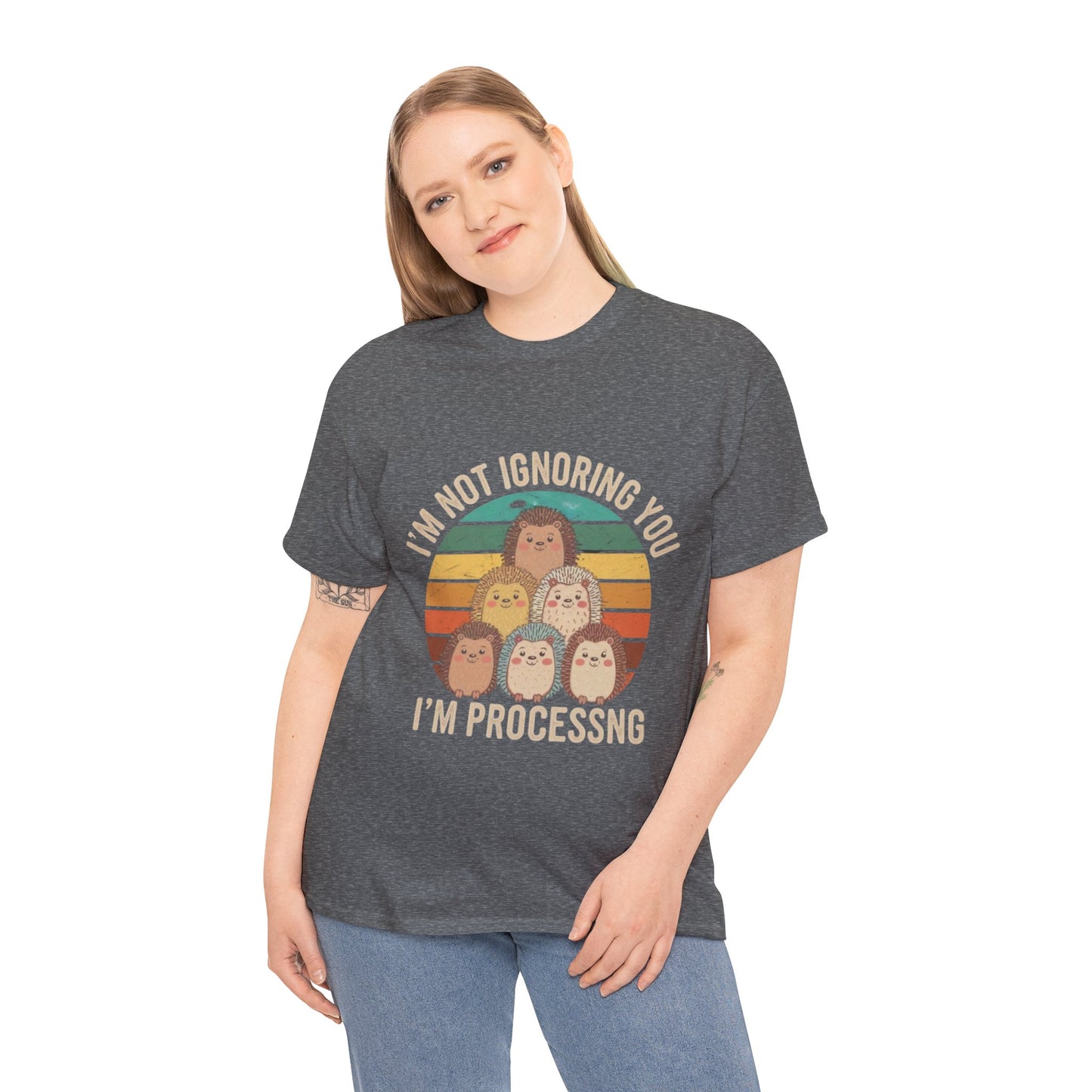 Funny Psychology Unisex Tee - 'I'm Not Ignoring You, I'm Processing'