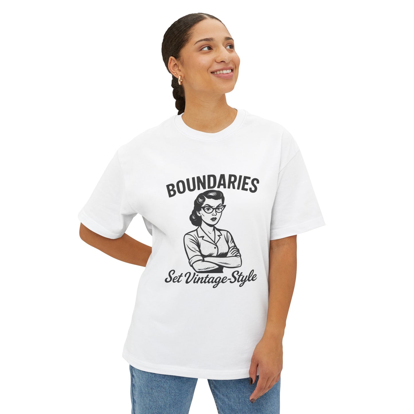 Vintage Style Oversized Tee