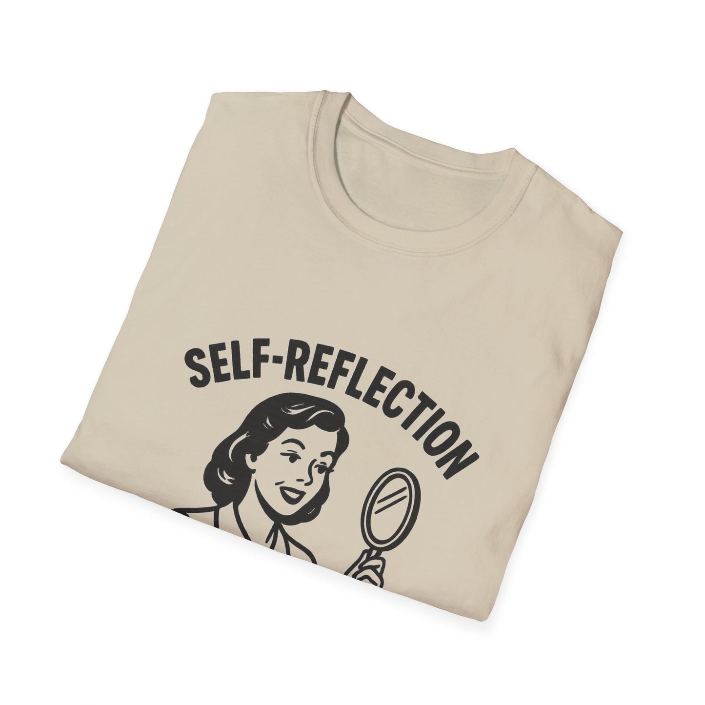 Self-Reflection Motivational Unisex T-Shirt, Self-Care Gift