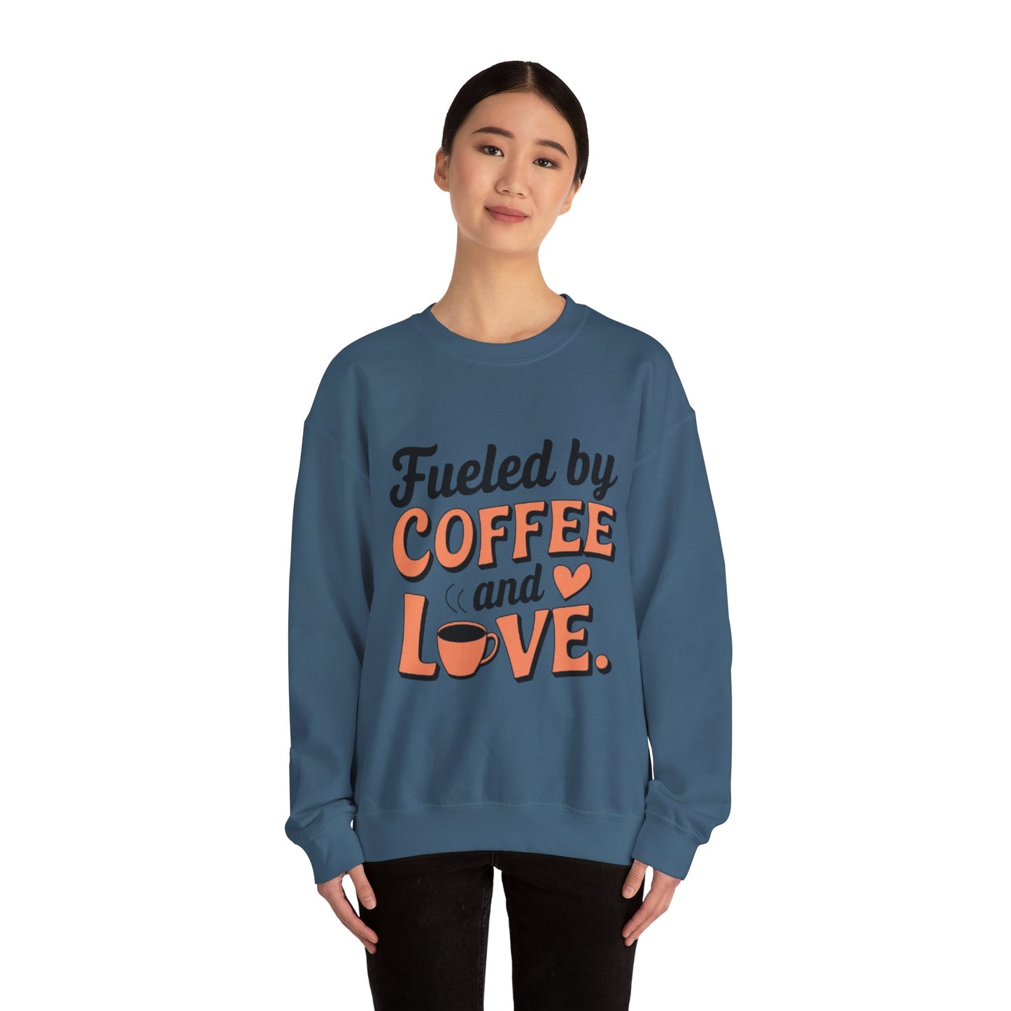 Cinched Bottom Hoodie - Fueled by Coffee and Love