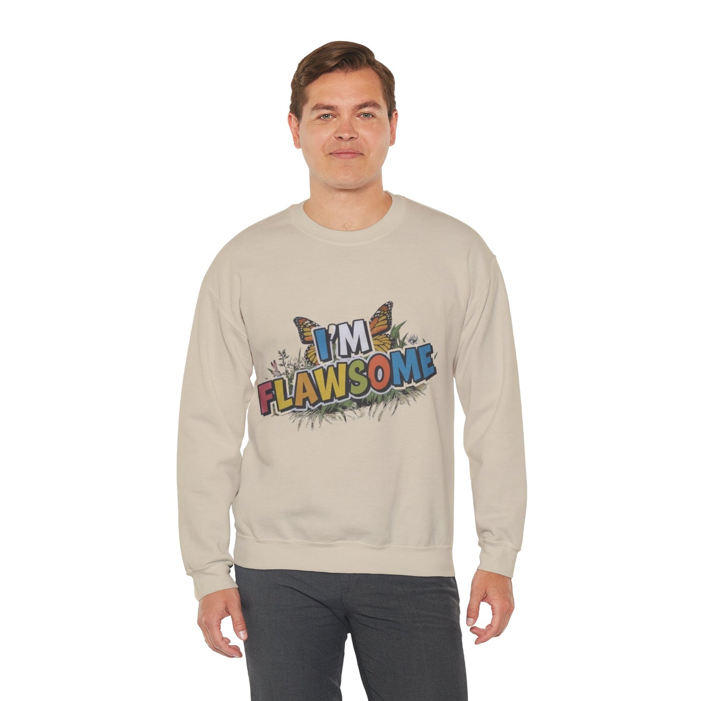 Crewneck Sweatshirt -I'm Flawsome