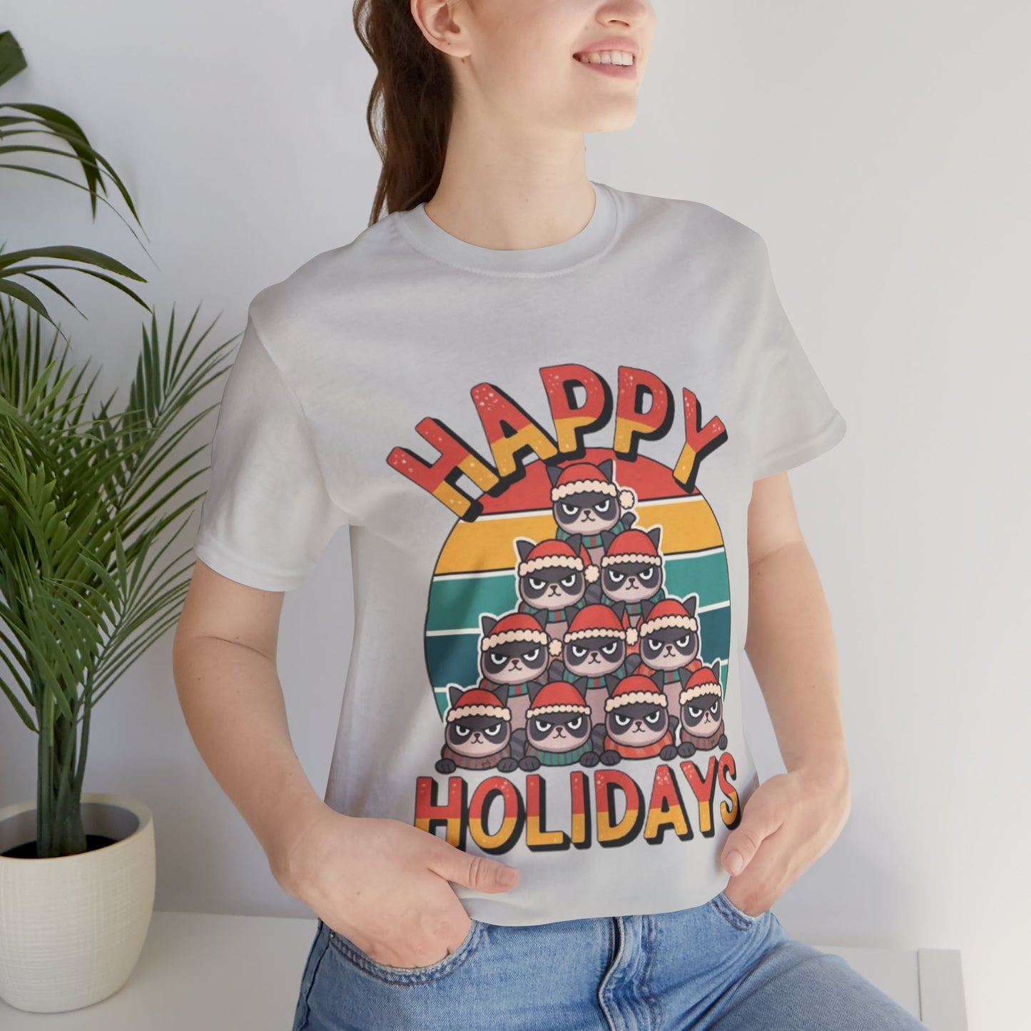 Unisex Jersey Short Sleeve Tee - Happy Holidays